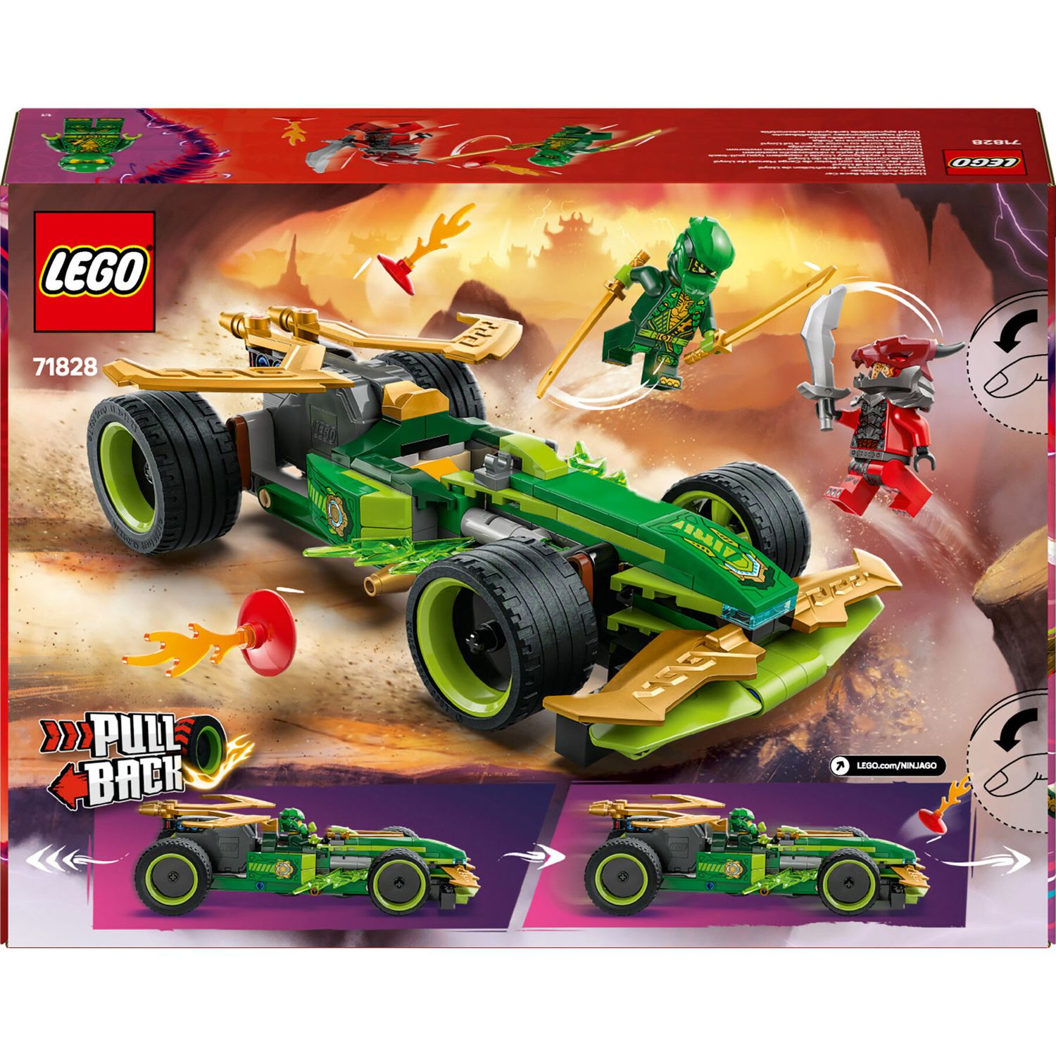 Lego Ninjago 71828 Racer Pull-Back di Lloyd - LEGO