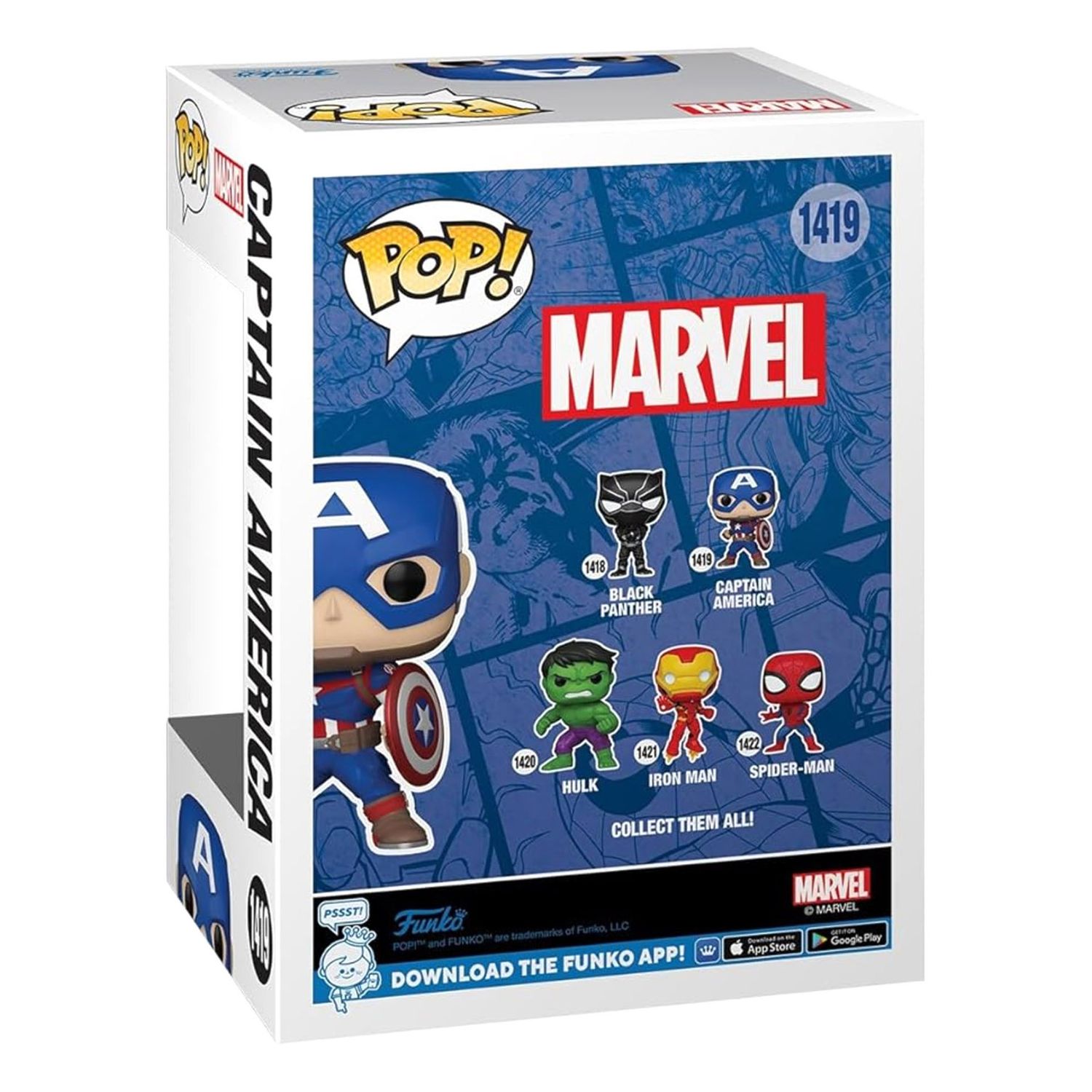 Funko POP! Marvel Avengers Captain America #1419 - Funko