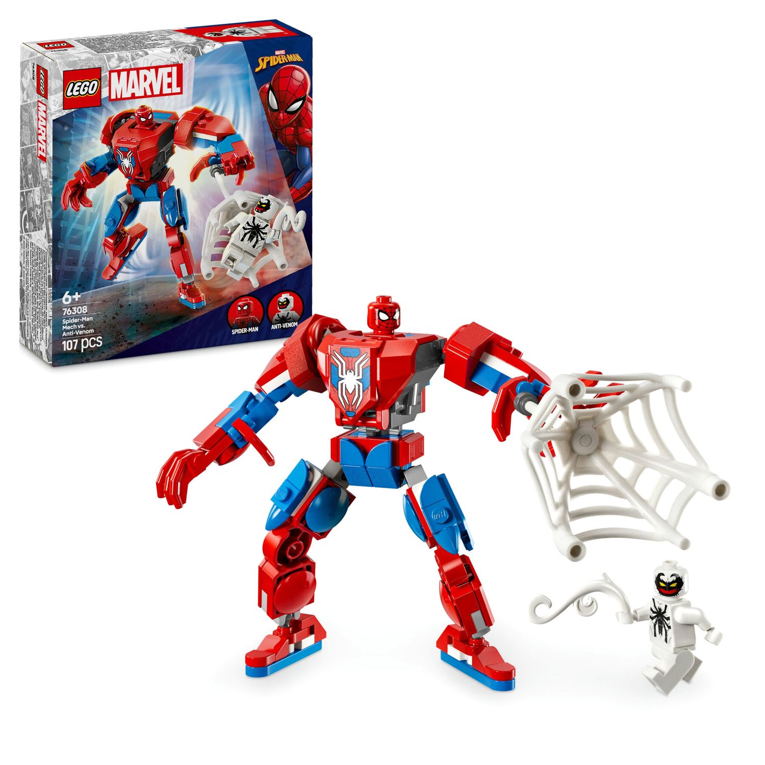 Lego Marvel 76308 Mech di Spider-Man contro Anti-Venom - LEGO