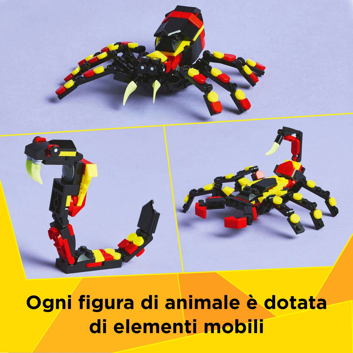 Lego Creator 3 in 1 31159 Animali Selvatici - Ragno - LEGO