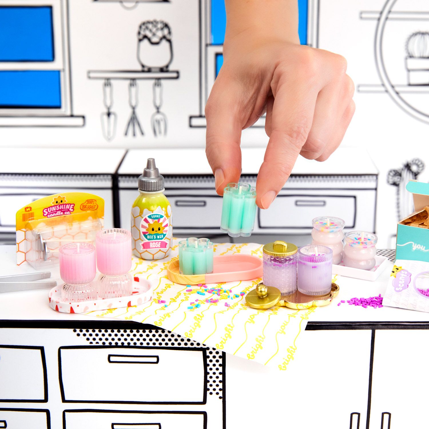 Make It Mini Lifestyle Miniverse Serie 1, Set Fai-Da-Te Con Repliche, Confezione Misteriosa E Gioco In Resina - Miniverse MGA