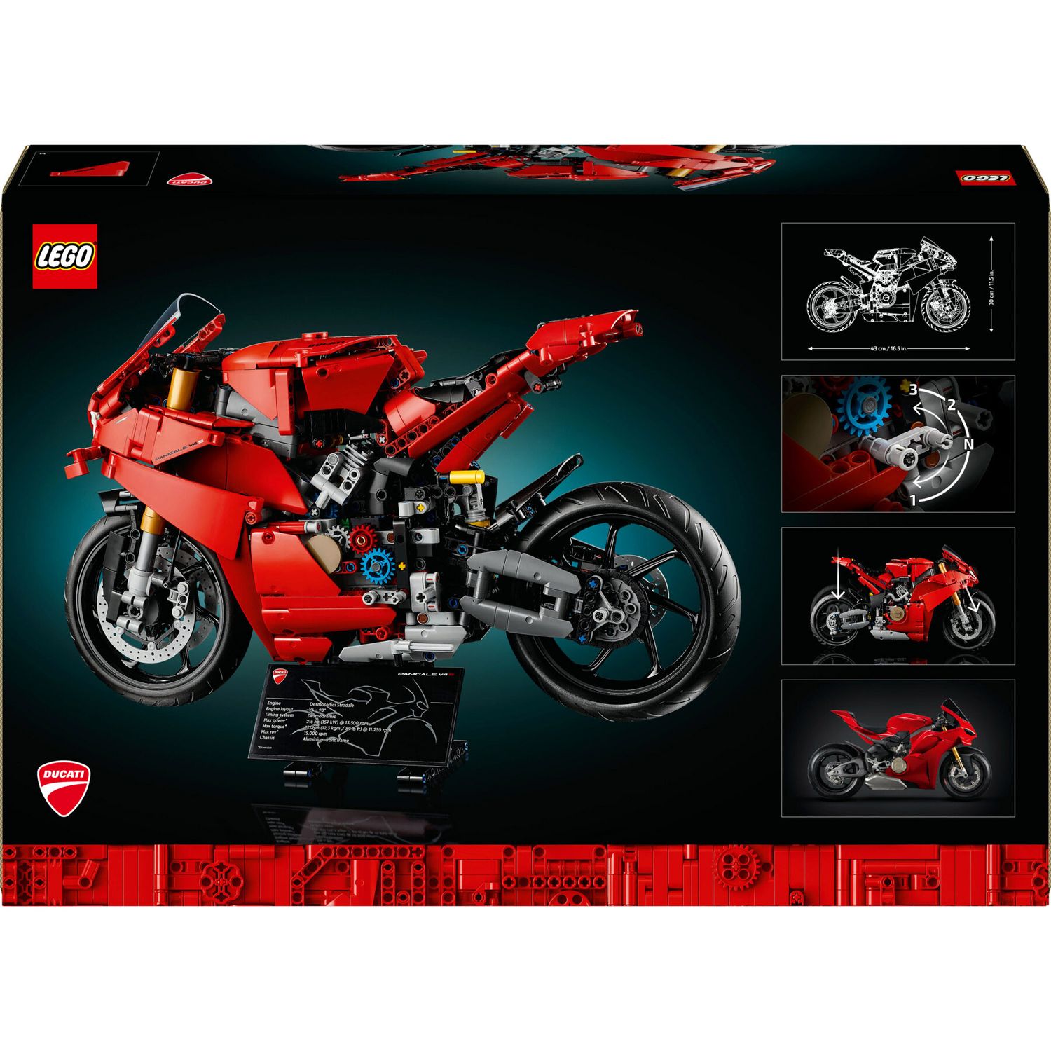 Lego Technic 42202 Motocicletta Ducati Panigale V4 S - LEGO