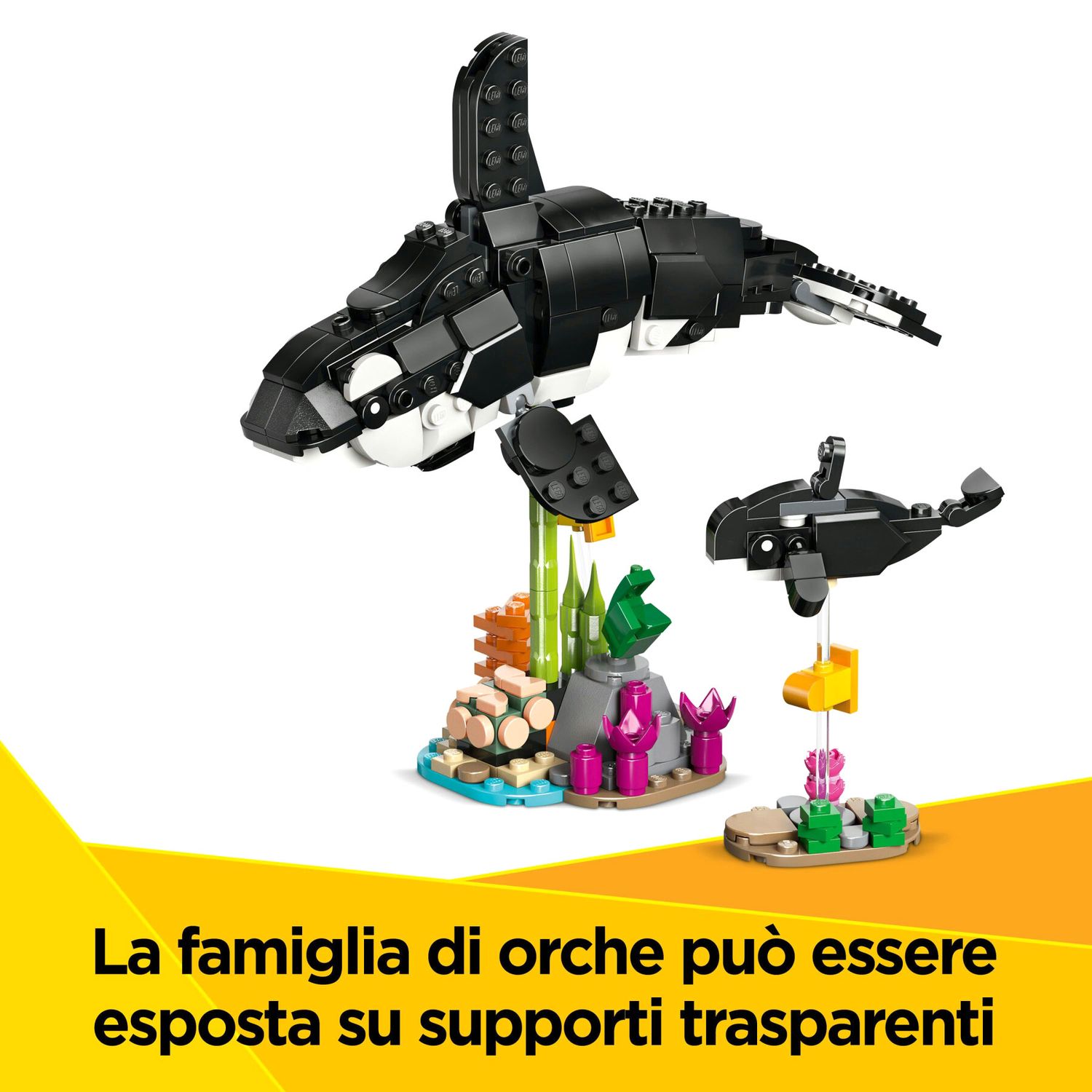 Lego Creator 3 in 1 31165 Animali Selvatici - Famiglia di Panda - LEGO