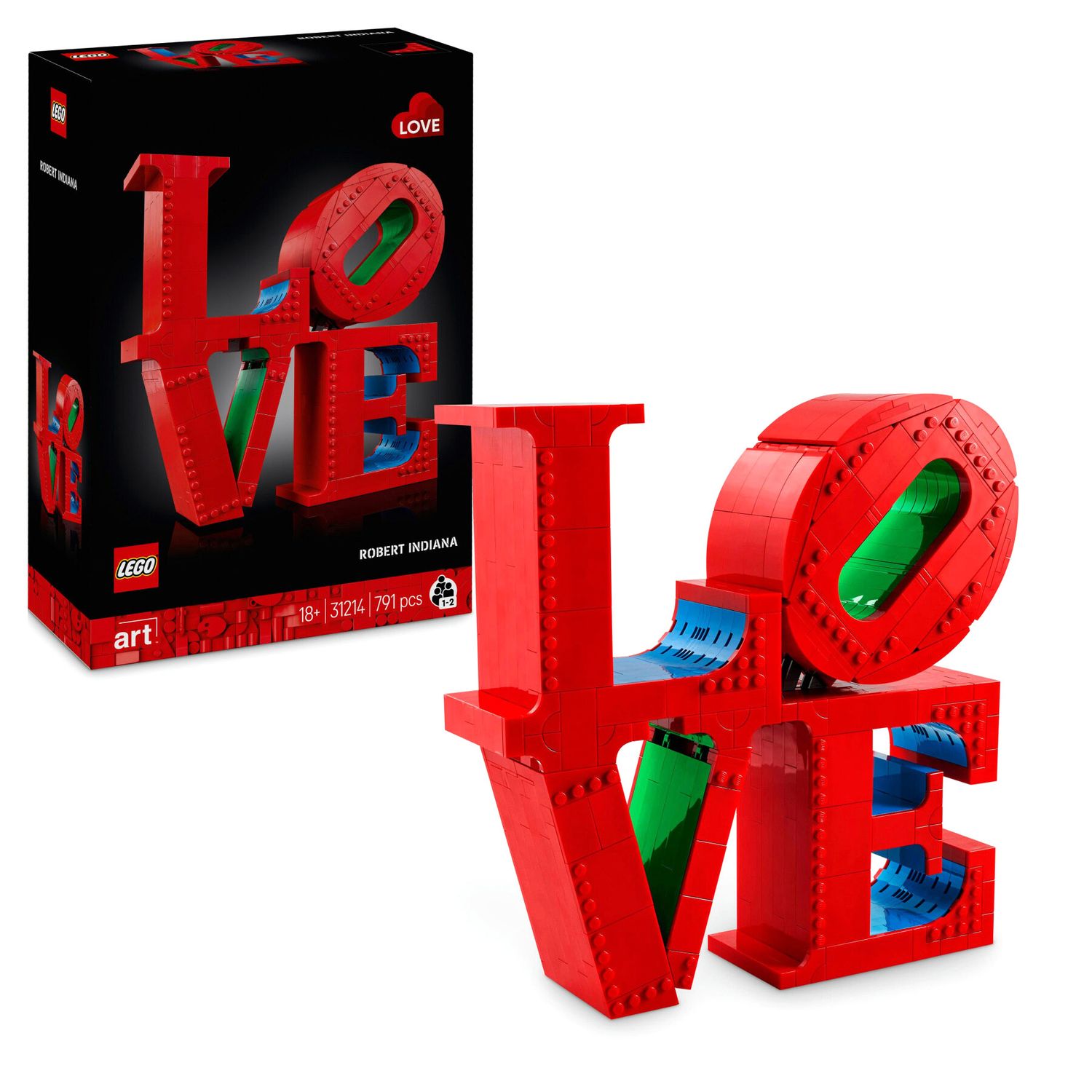 Lego Art 31214 Love: Scultura Pop di Robert Indiana - LEGO