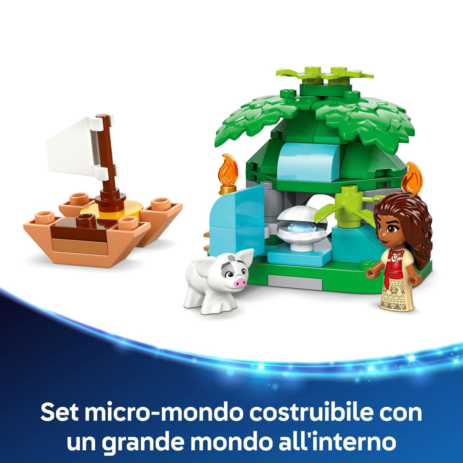 Lego Disney 43260 Divertimento sull'Isola di Vaiana - LEGO