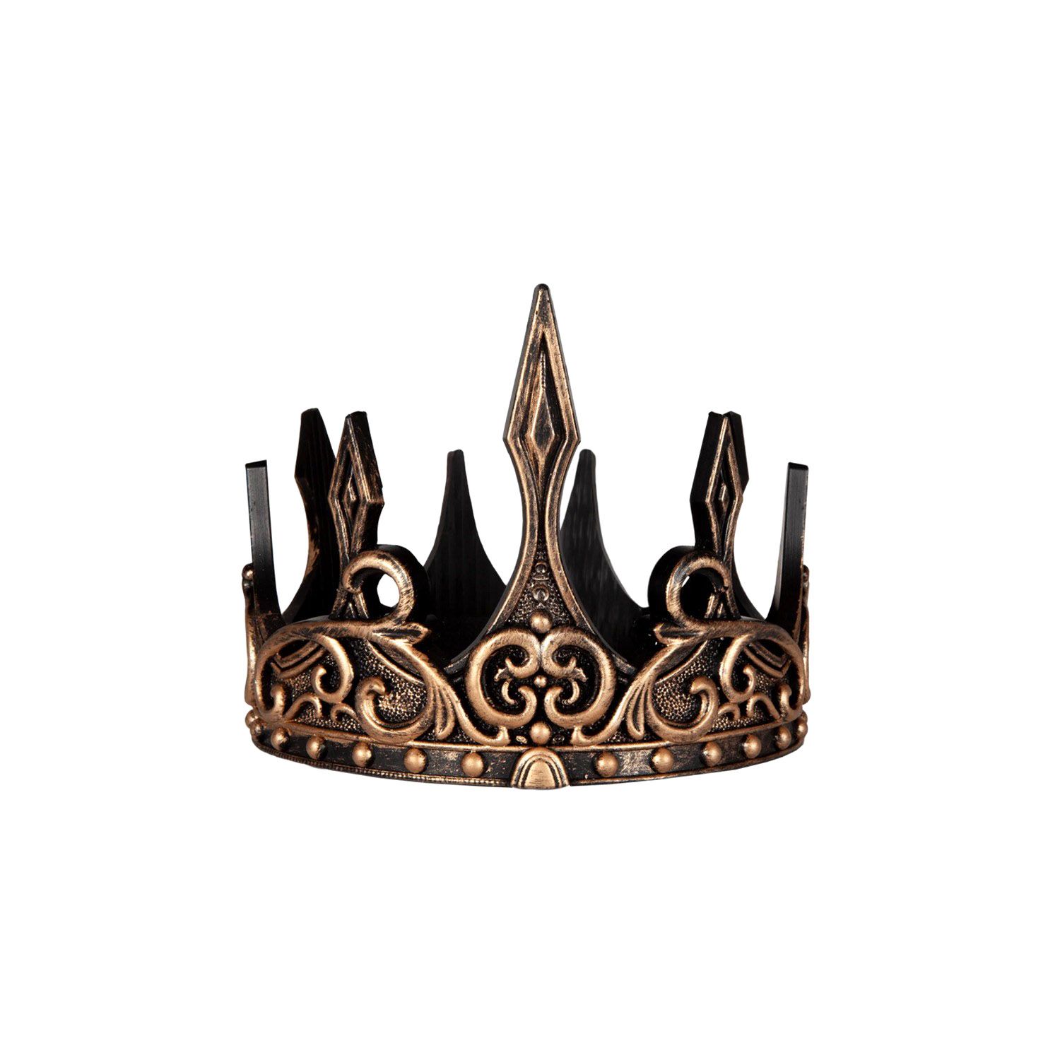 Corona Medievale Oro e Nero - Great Pretenders