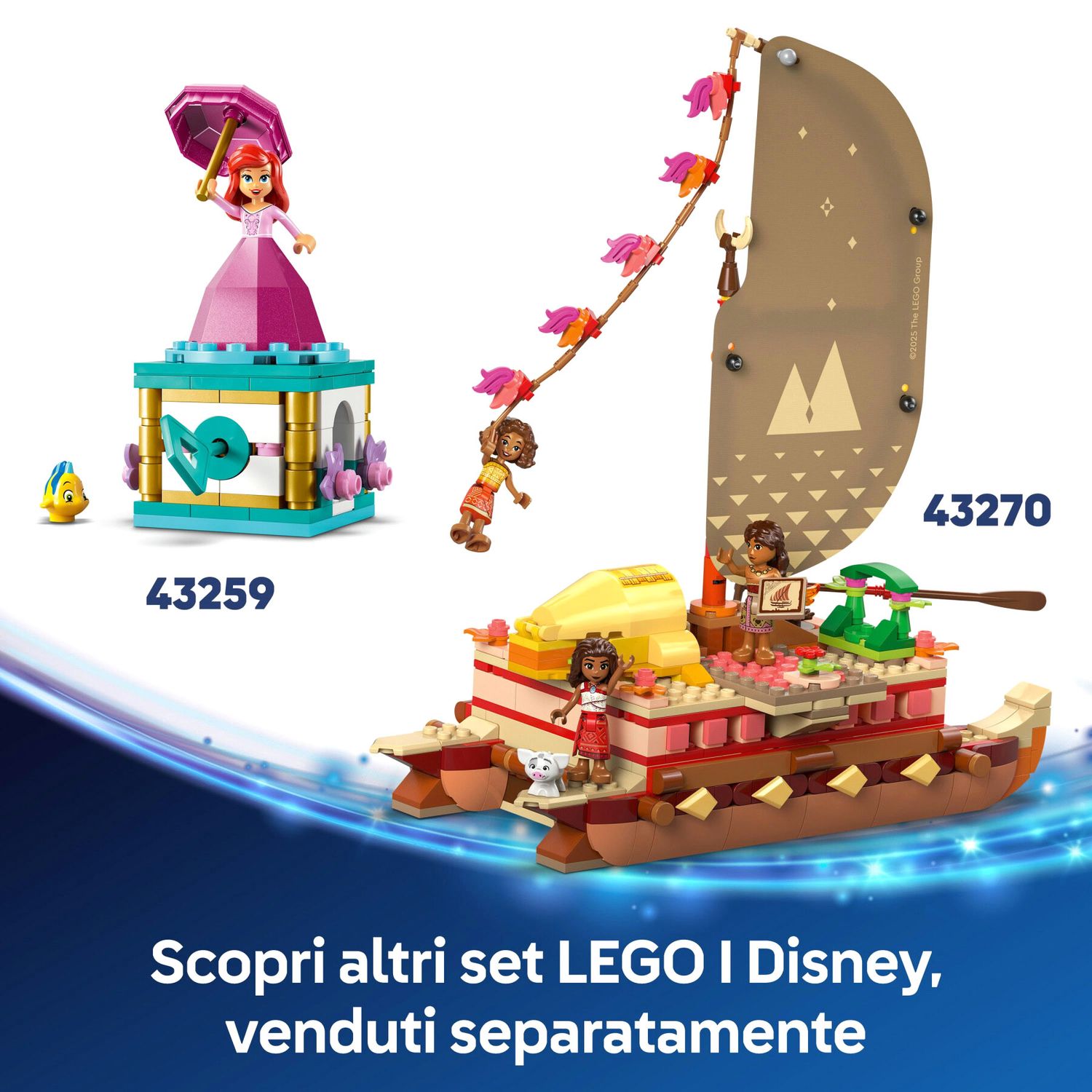 Lego Disney 43270 La Canoa di Vaiana - LEGO