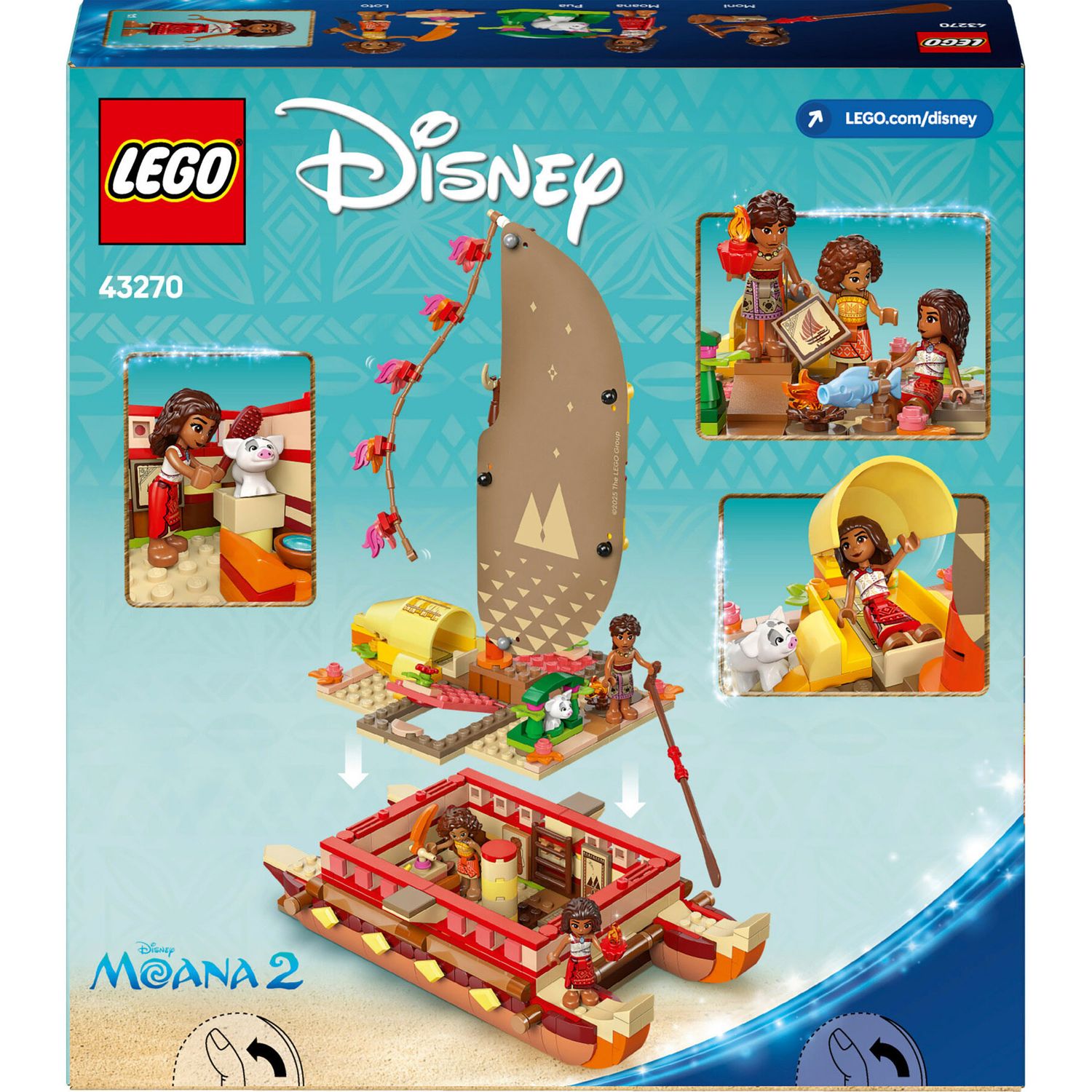 Lego Disney 43270 La Canoa di Vaiana - LEGO