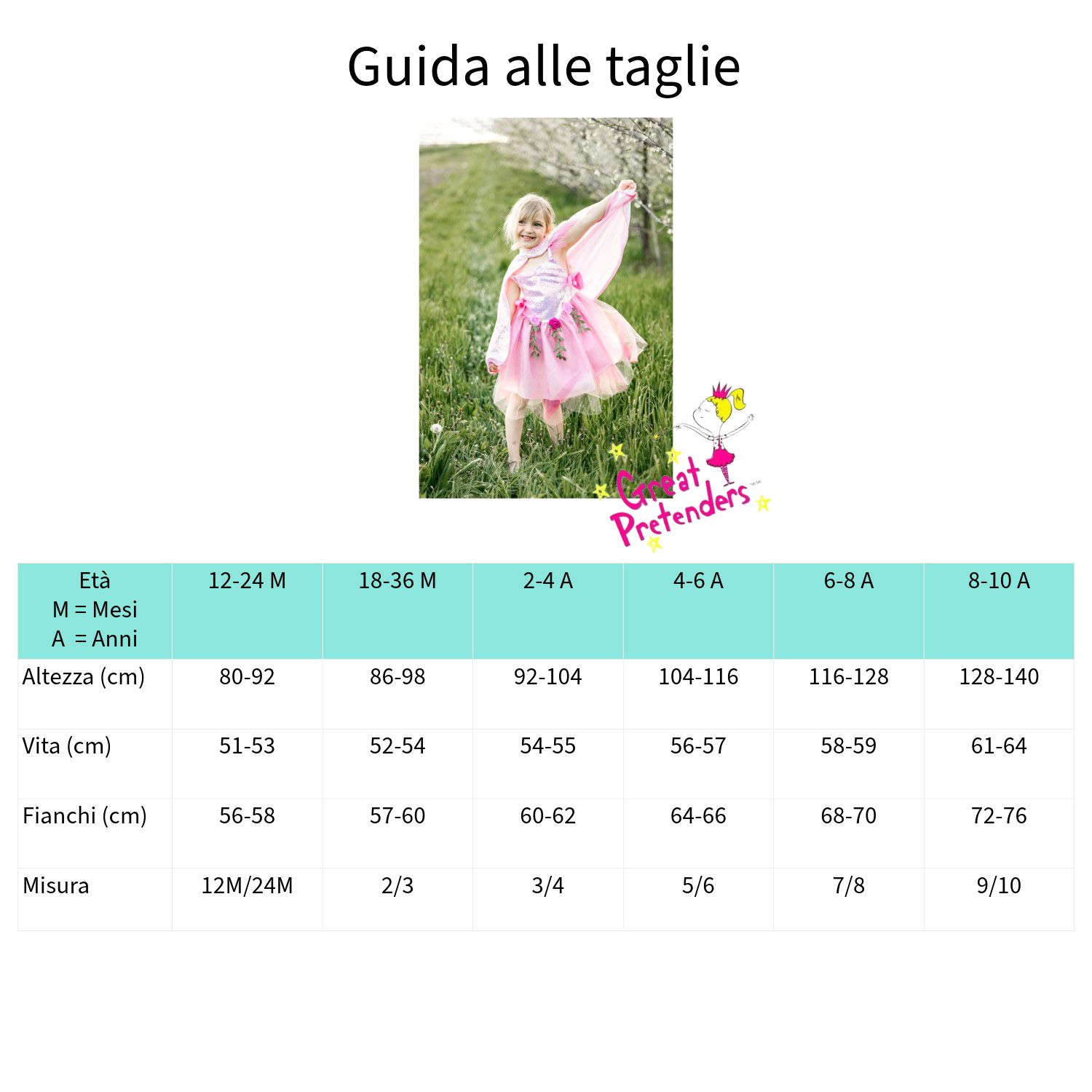 Mantello Gold 4 - 6 anni - Great Pretenders