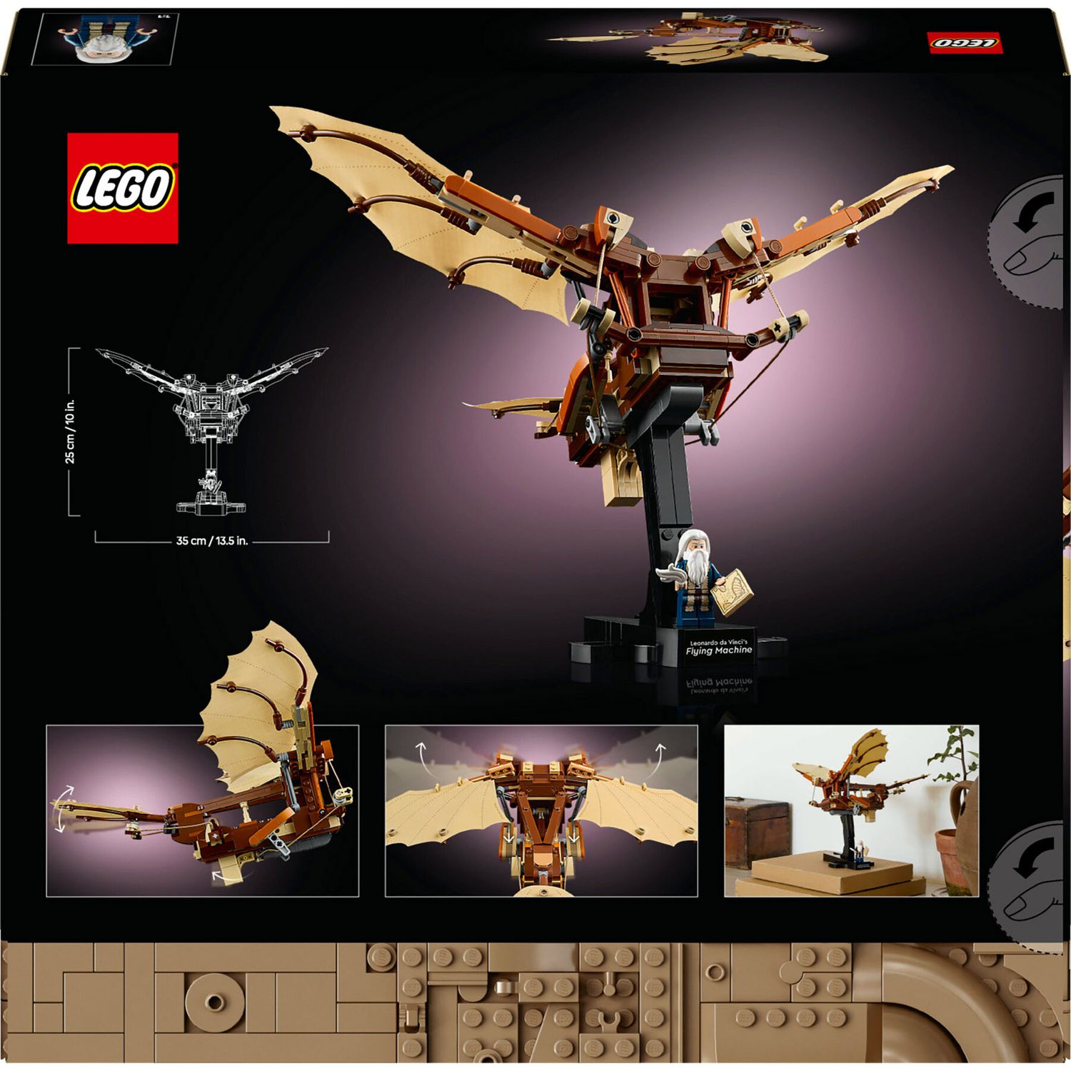Lego Icons 10363 Macchina Volante di Leonardo da Vinci - LEGO