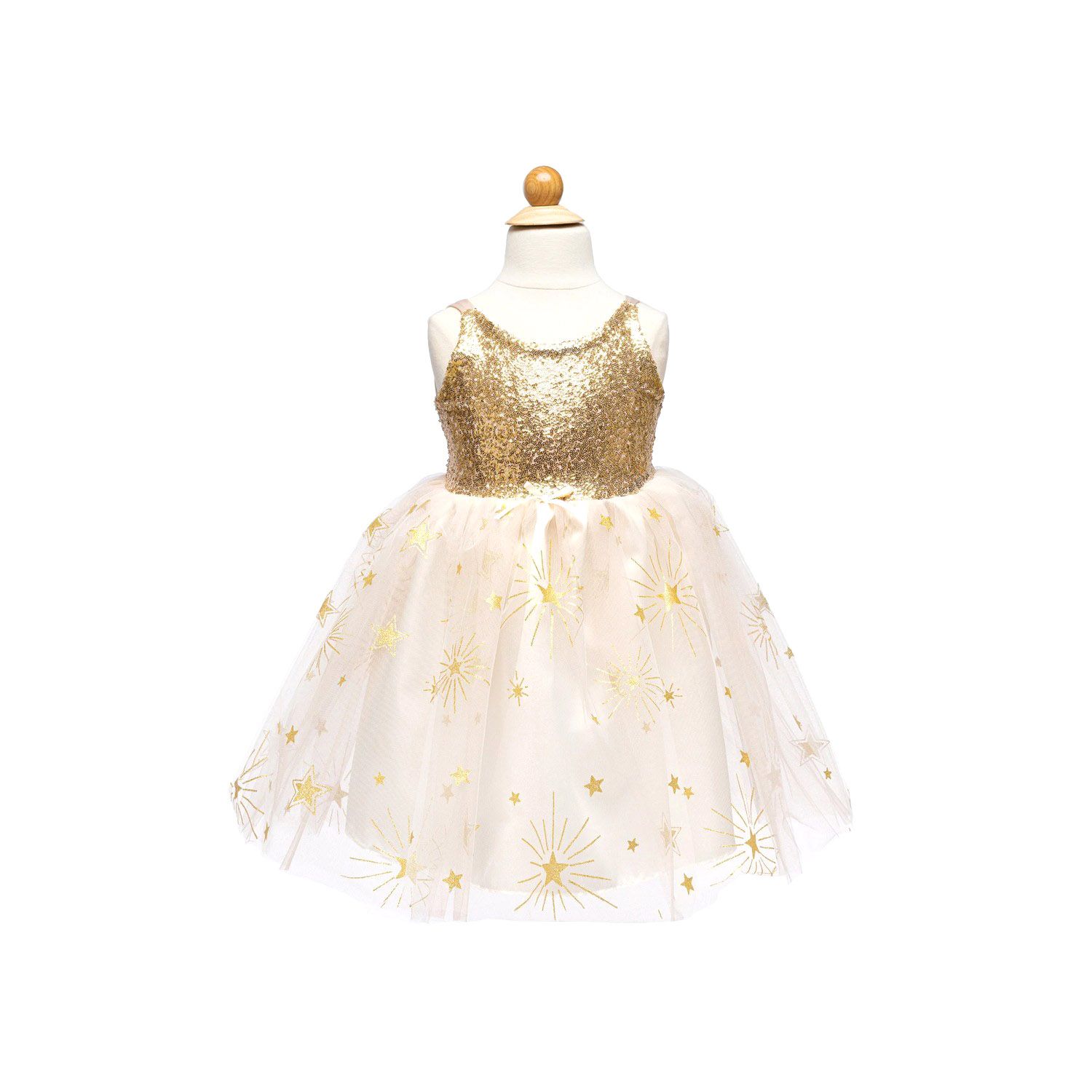 Abito Glam Oro da 2 a 8 anni - Great Pretenders