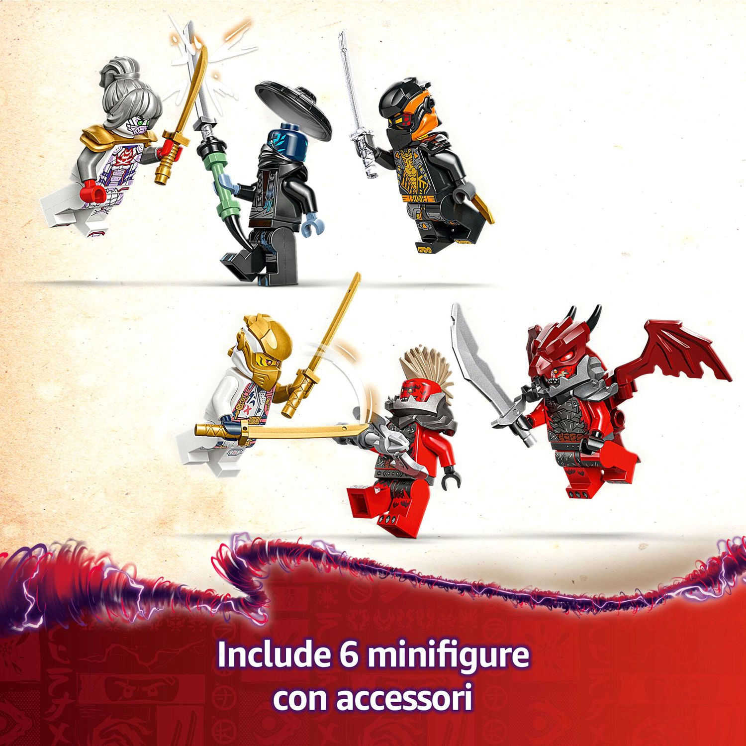 Lego Ninjago 71834 Mech Ultra Combinatore di Zane - LEGO