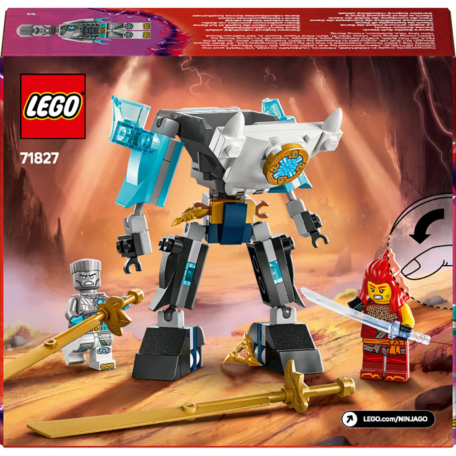 Lego Ninjago 71827 Mech da Battaglia di Zane - LEGO