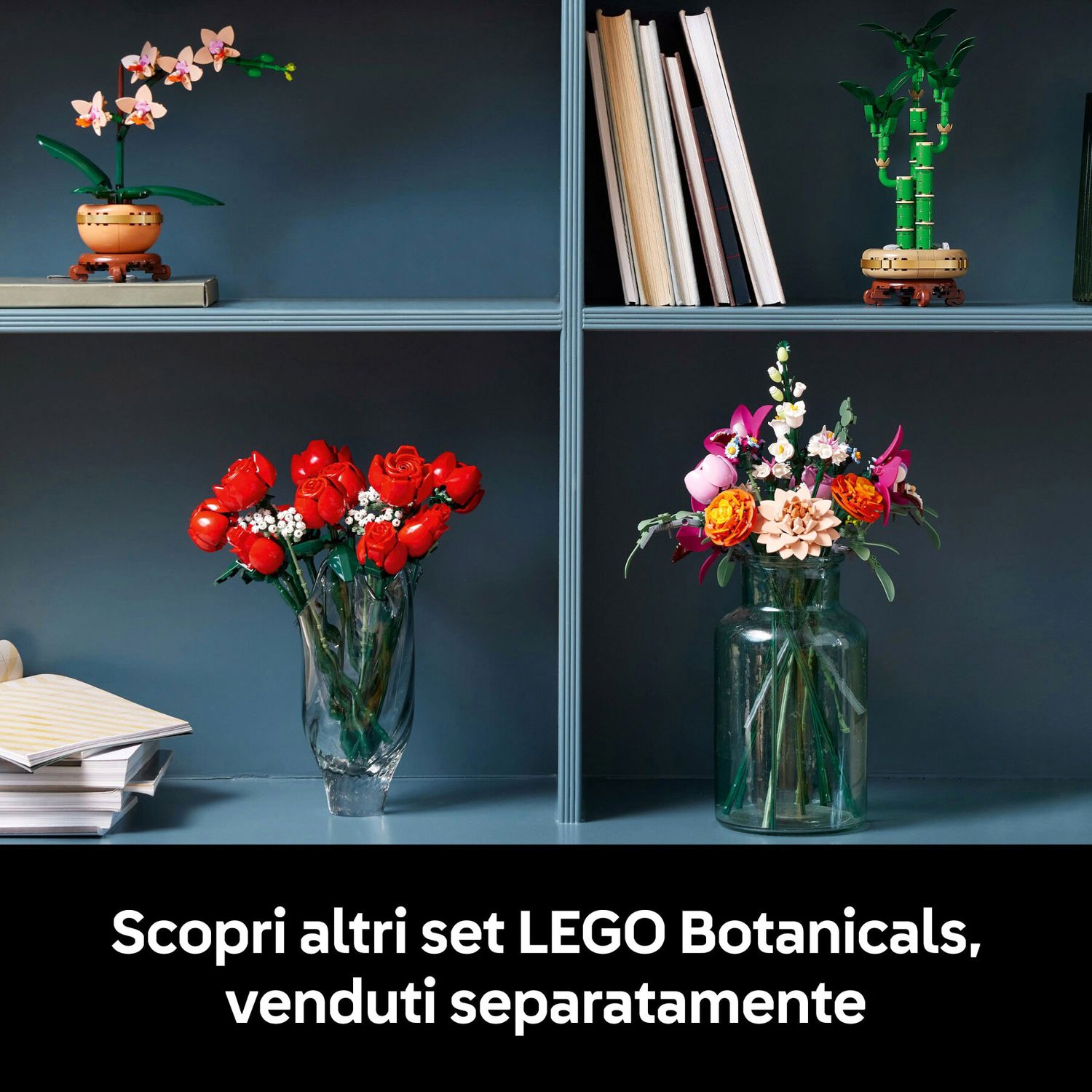 Lego Botanicals 10342 Bouquet di Fiori Rosa - LEGO