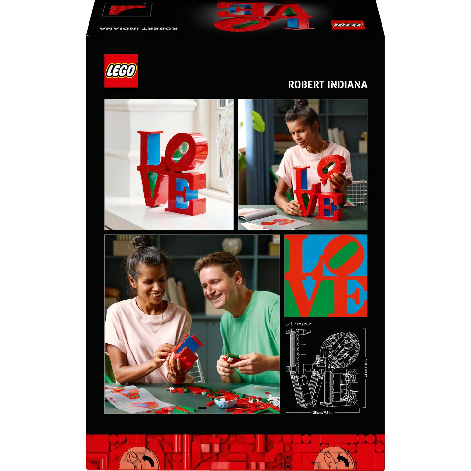 Lego Art 31214 Love: Scultura Pop di Robert Indiana - LEGO