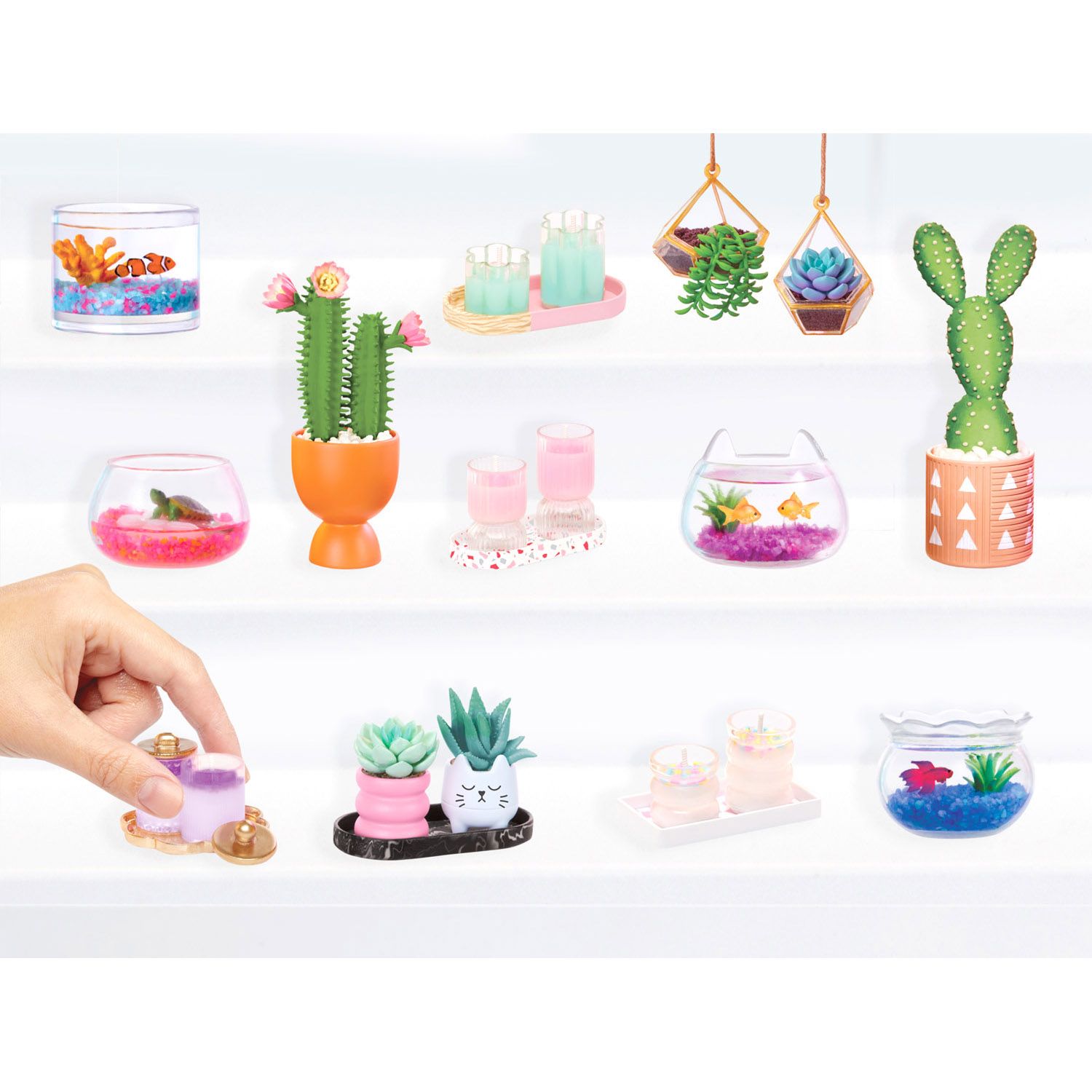 Make It Mini Lifestyle Miniverse Serie 1, Set Fai-Da-Te Con Repliche, Confezione Misteriosa E Gioco In Resina - Miniverse MGA