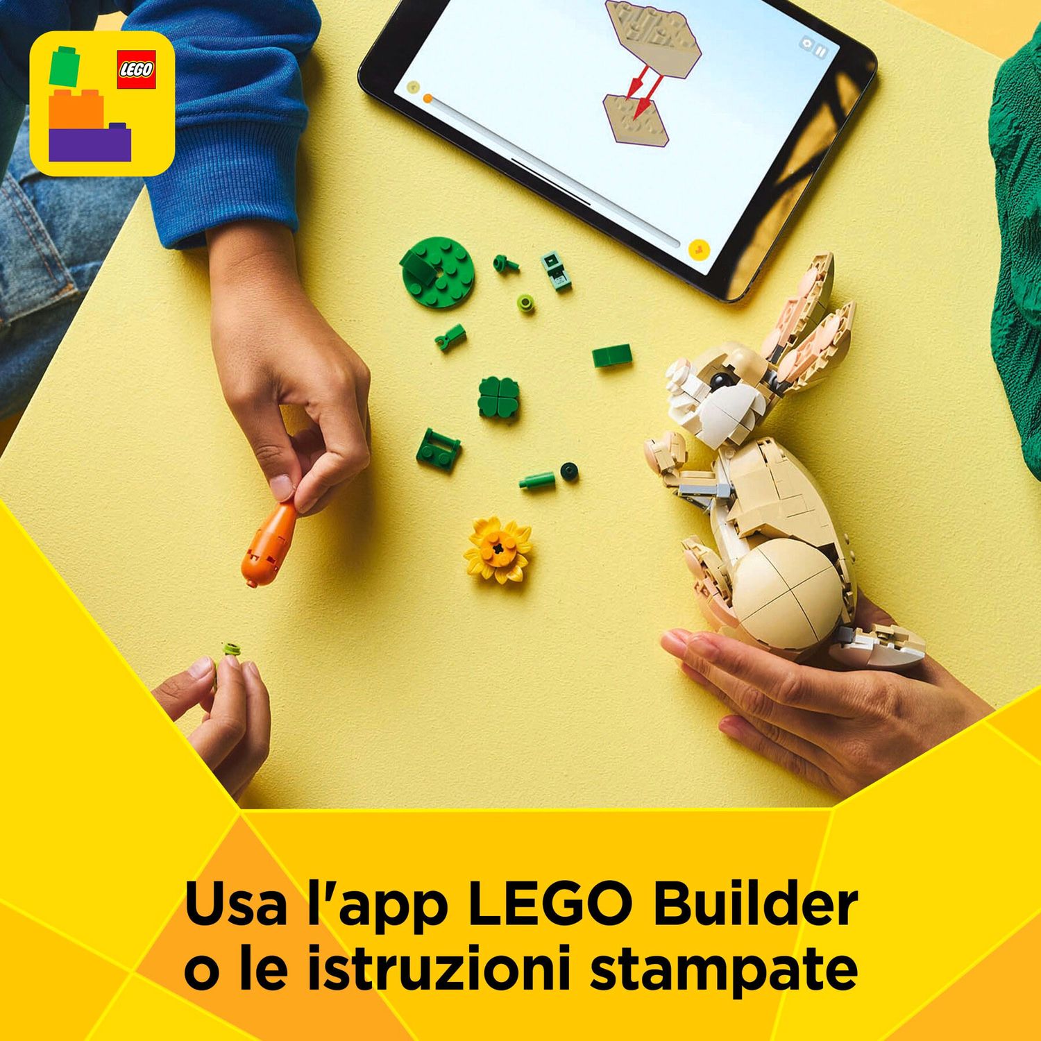 Lego Creator 3 in 1 31162 Adorabile Coniglio Giocattolo - LEGO