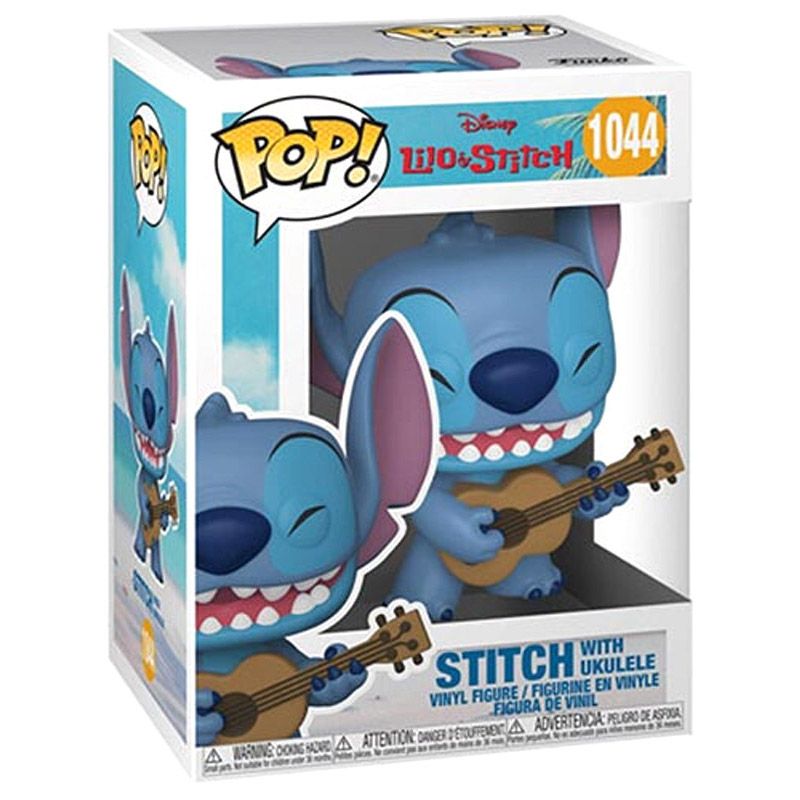 Funko POP! Lilo & Stitch Stitch con Ukulele #1044 - Disney Stitch, Funko