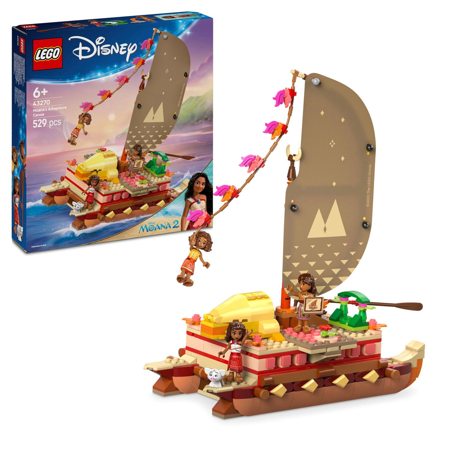 Lego Disney 43270 La Canoa di Vaiana - LEGO