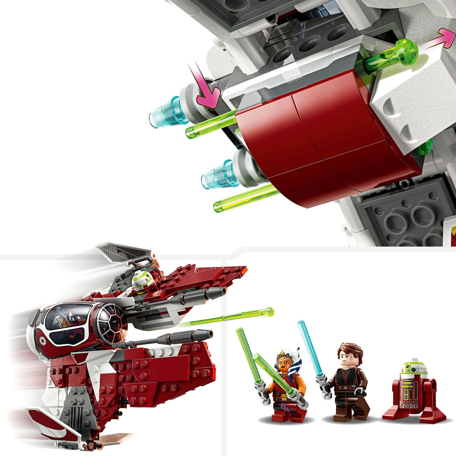 Lego Star Wars 75401 Jedi Interceptor di Ahsoka- Starfighter - LEGO