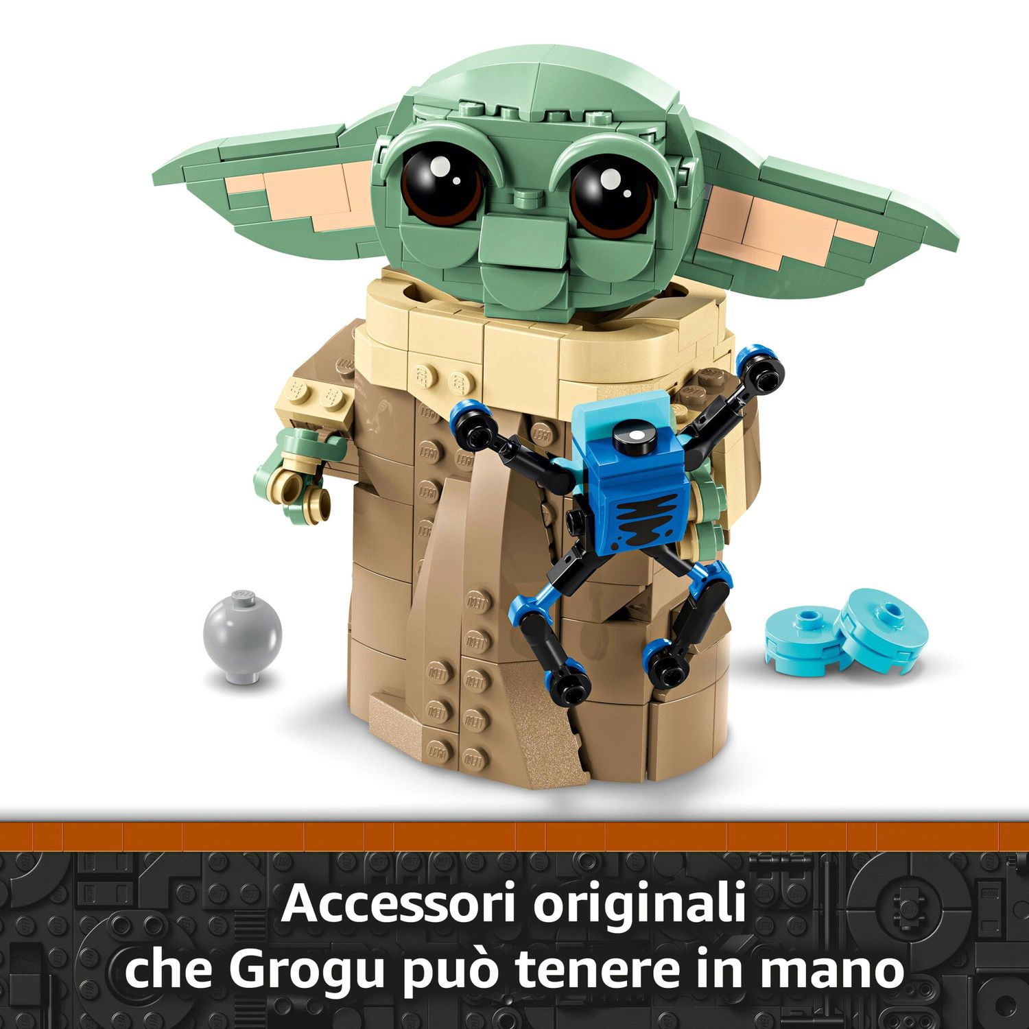 Lego Star Wars 75403 Grogu e Carrozzina con Rana Sorgan - LEGO