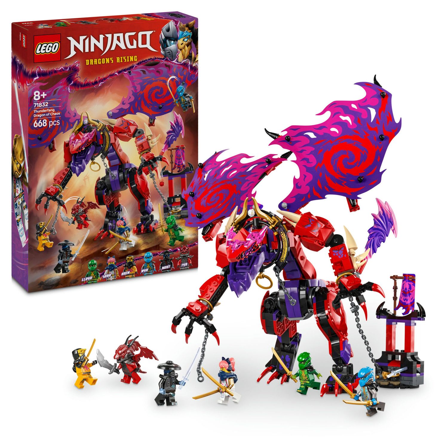 Lego Ninjago 71832 - Thunderfang - Il Drago del Caos - LEGO