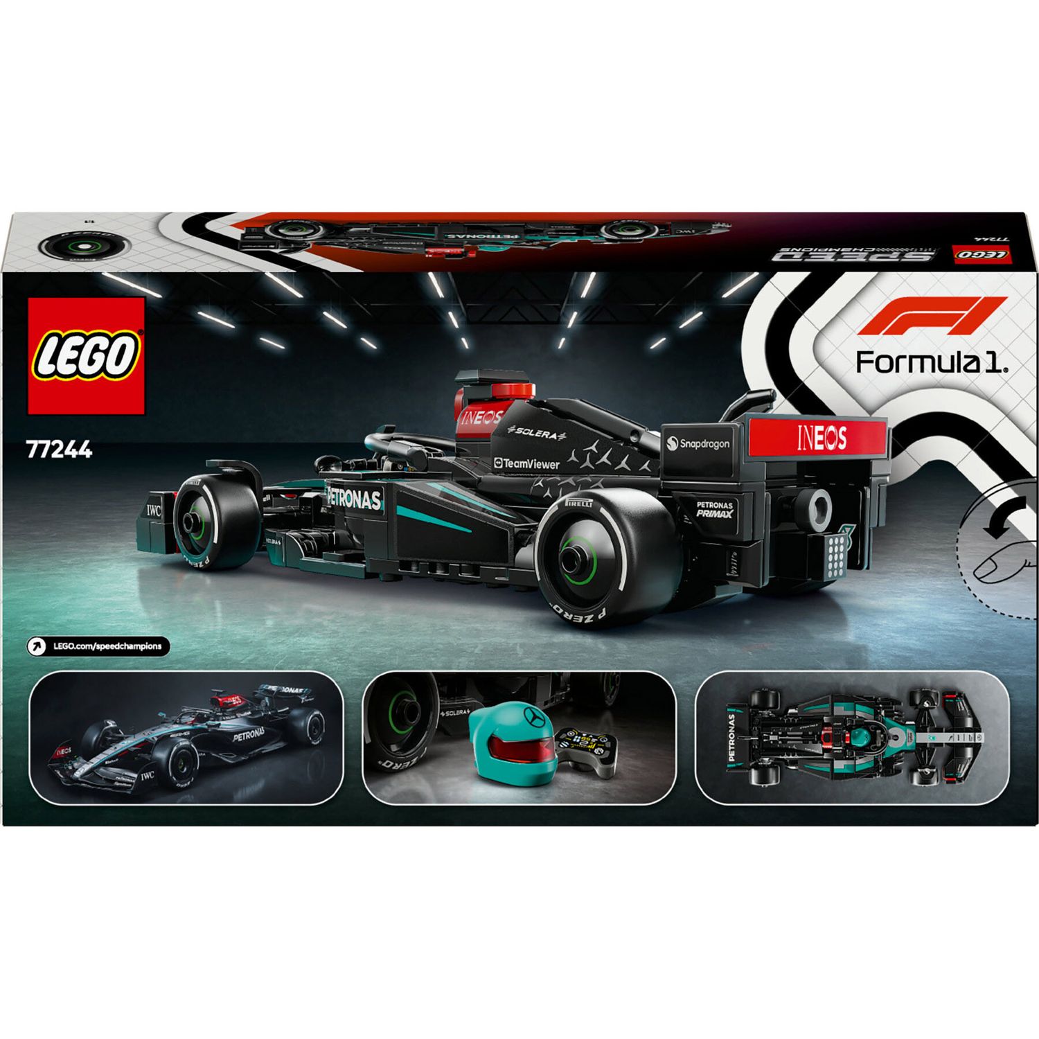 Lego Speed Champions 77244 - Auto da Corsa Mercedes-AMG Petronas F1 W 15 - LEGO