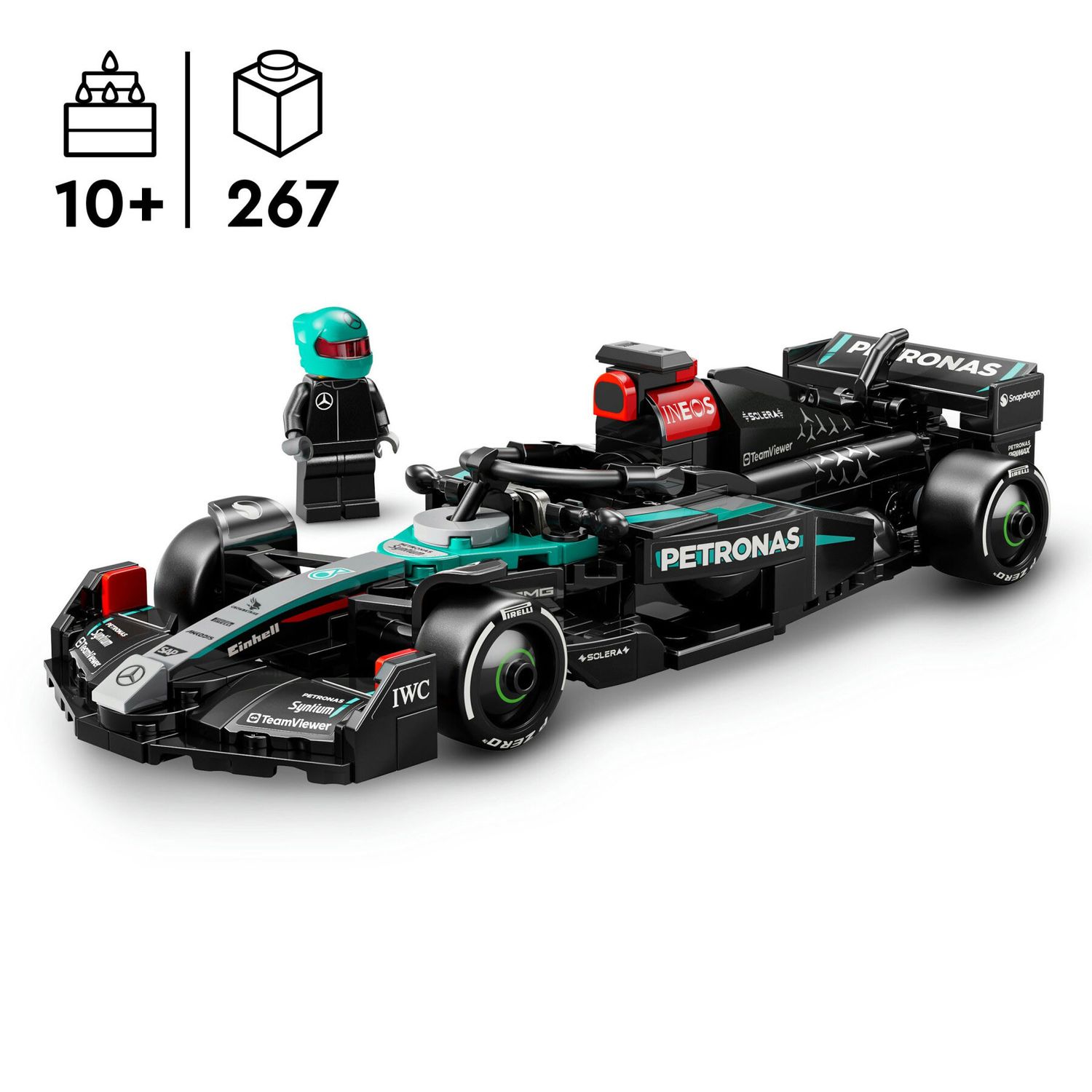 Lego Speed Champions 77244 - Auto da Corsa Mercedes-AMG Petronas F1 W 15 - LEGO