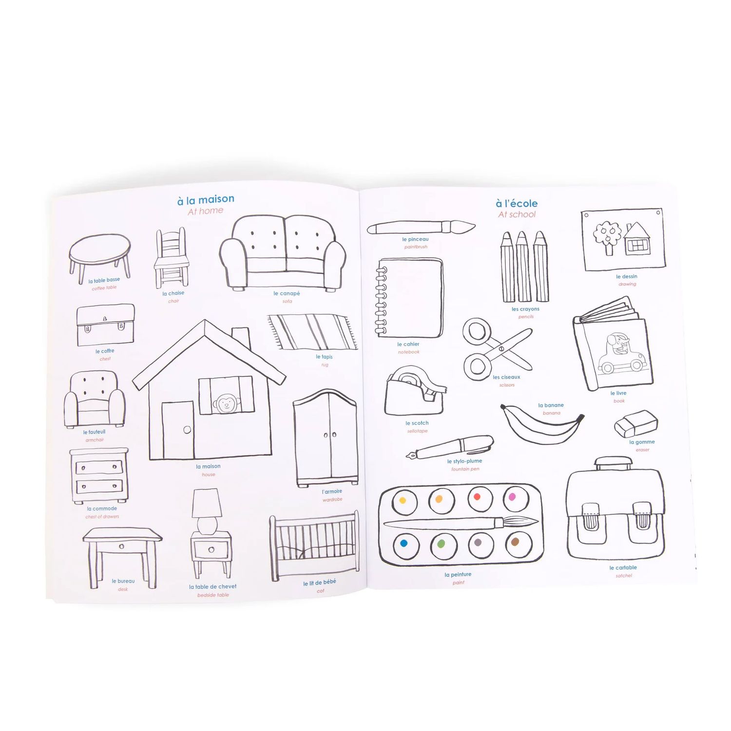 Libro di 125 adesivi - Les Popipop - Moulin Roty