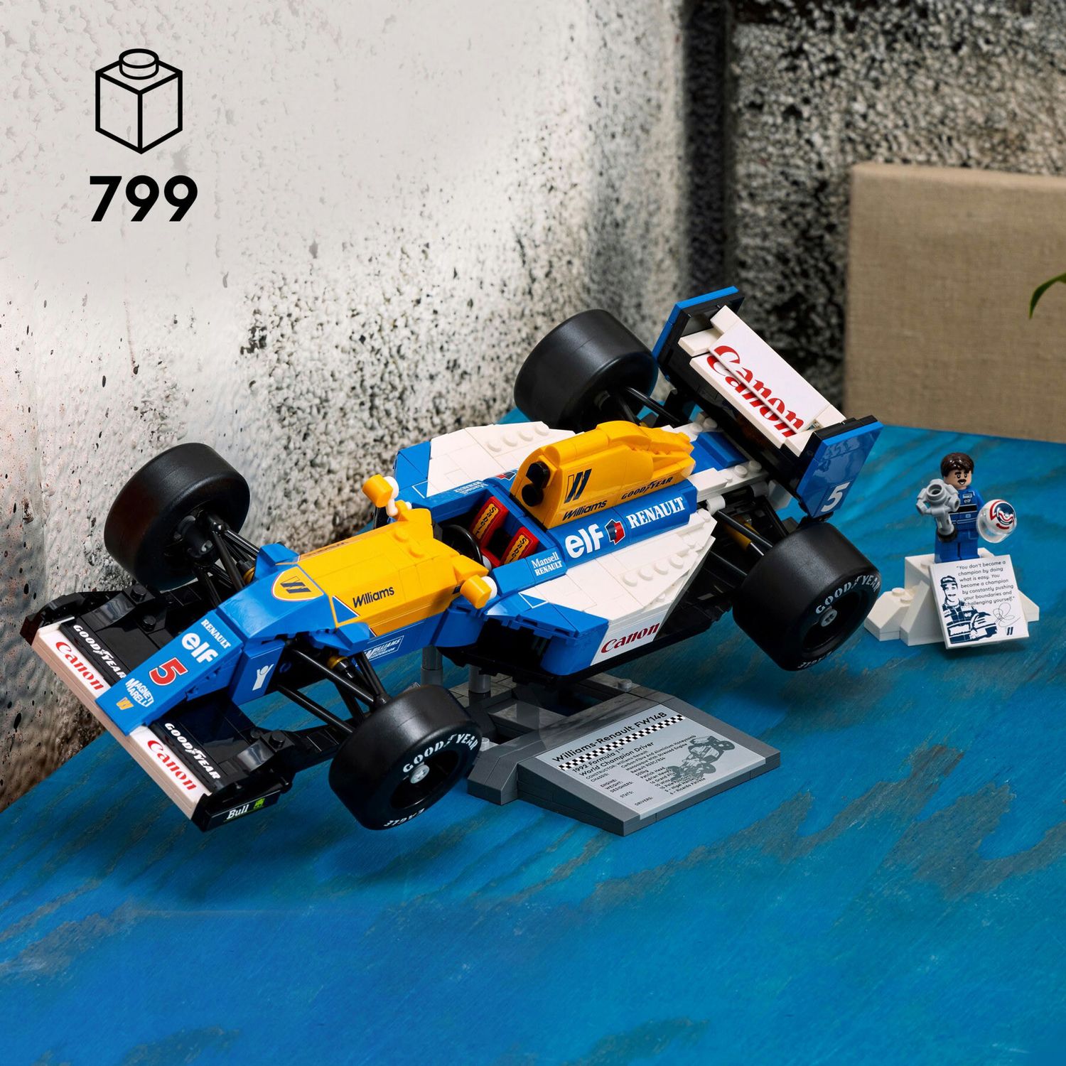 Lego Icons 10353 - Williams Racing FW14B e Nigel Mansell - LEGO