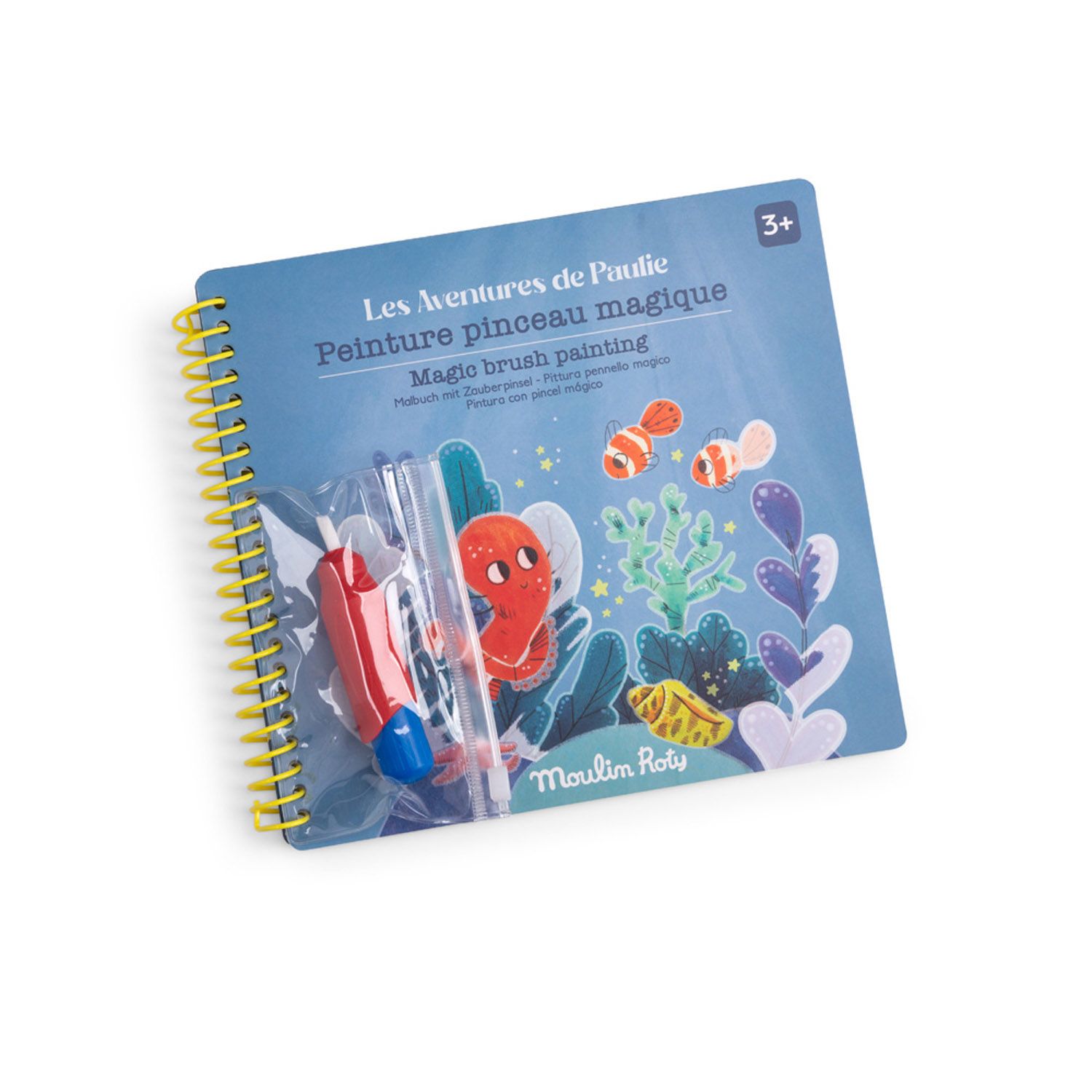 Pittura con pennello magico - Les Aventures de Paulie - Moulin Roty