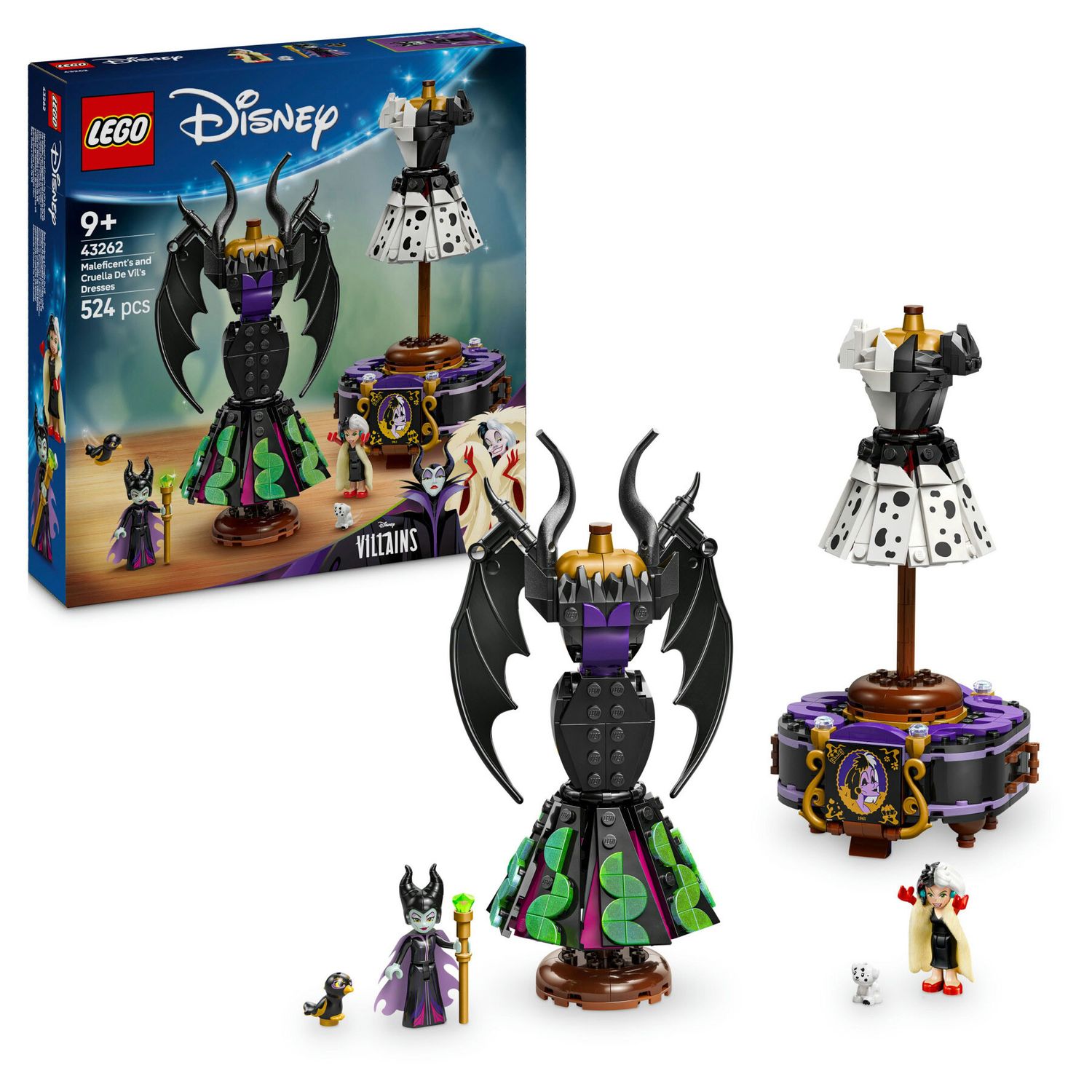 Lego Disney 43262 - Abiti di Malefica e Crudelia De Mon - LEGO