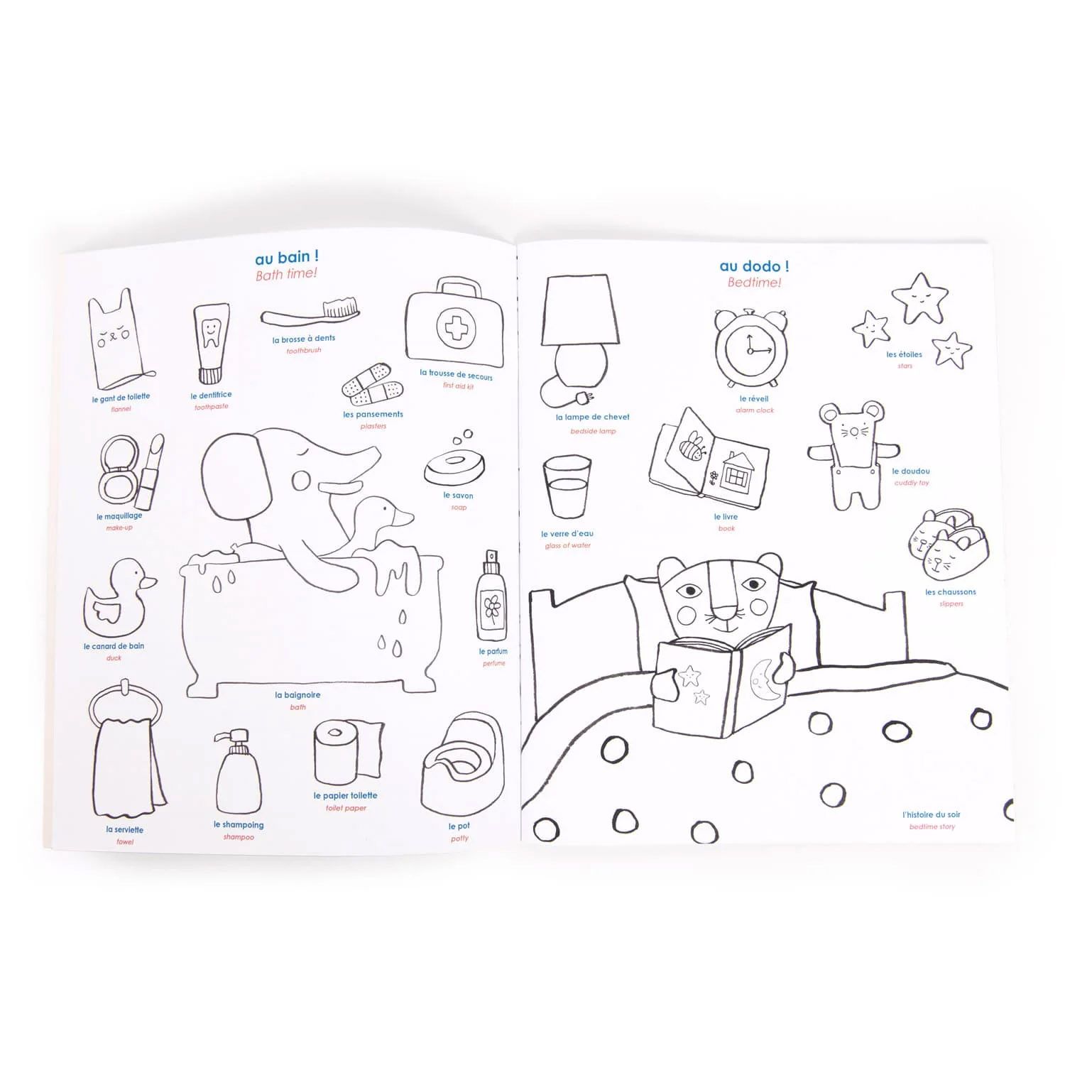 Libro di 125 adesivi - Les Popipop - Moulin Roty