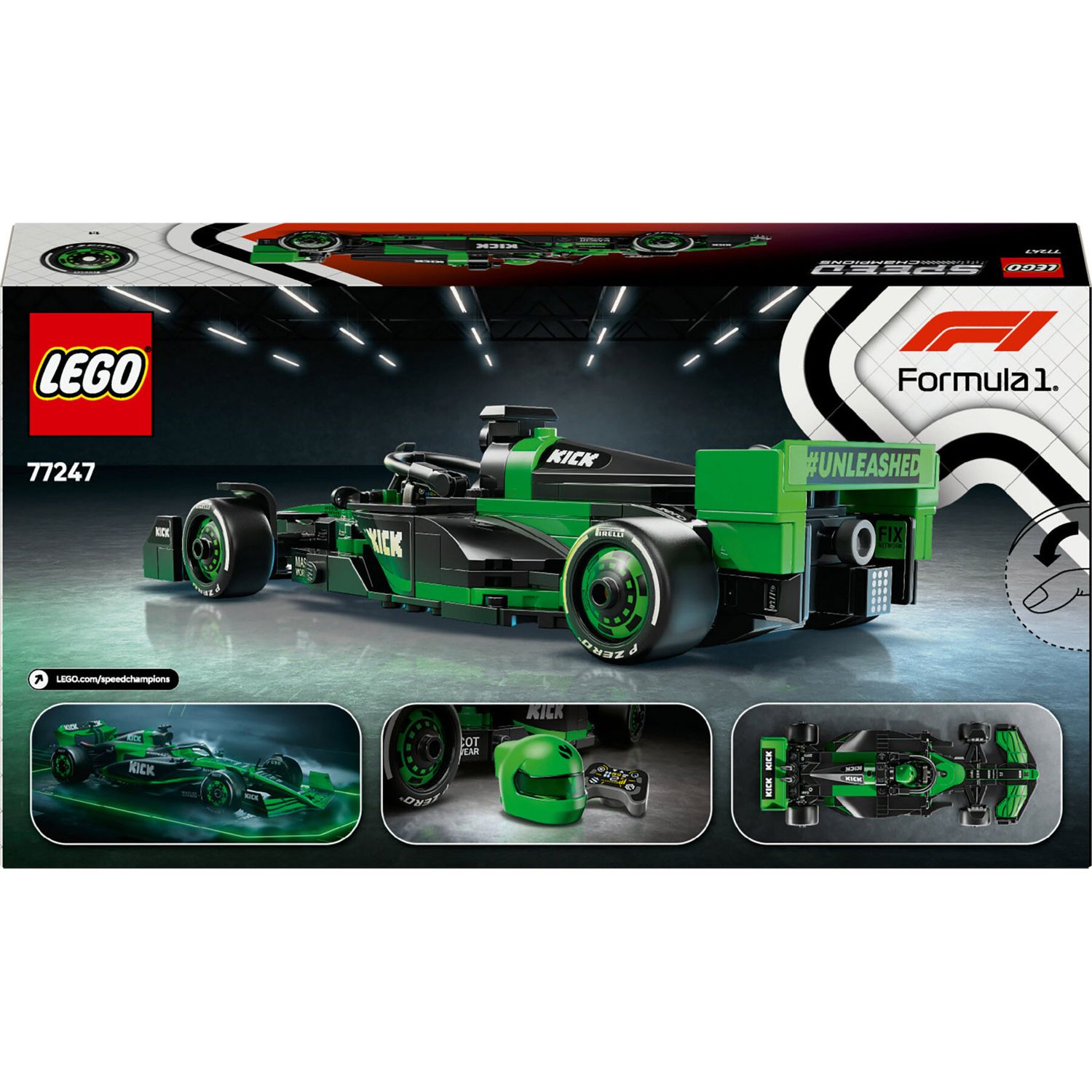 Lego Speed Champions 77247 - Auto da Corsa Kick Sauber F1 Team C44 - LEGO