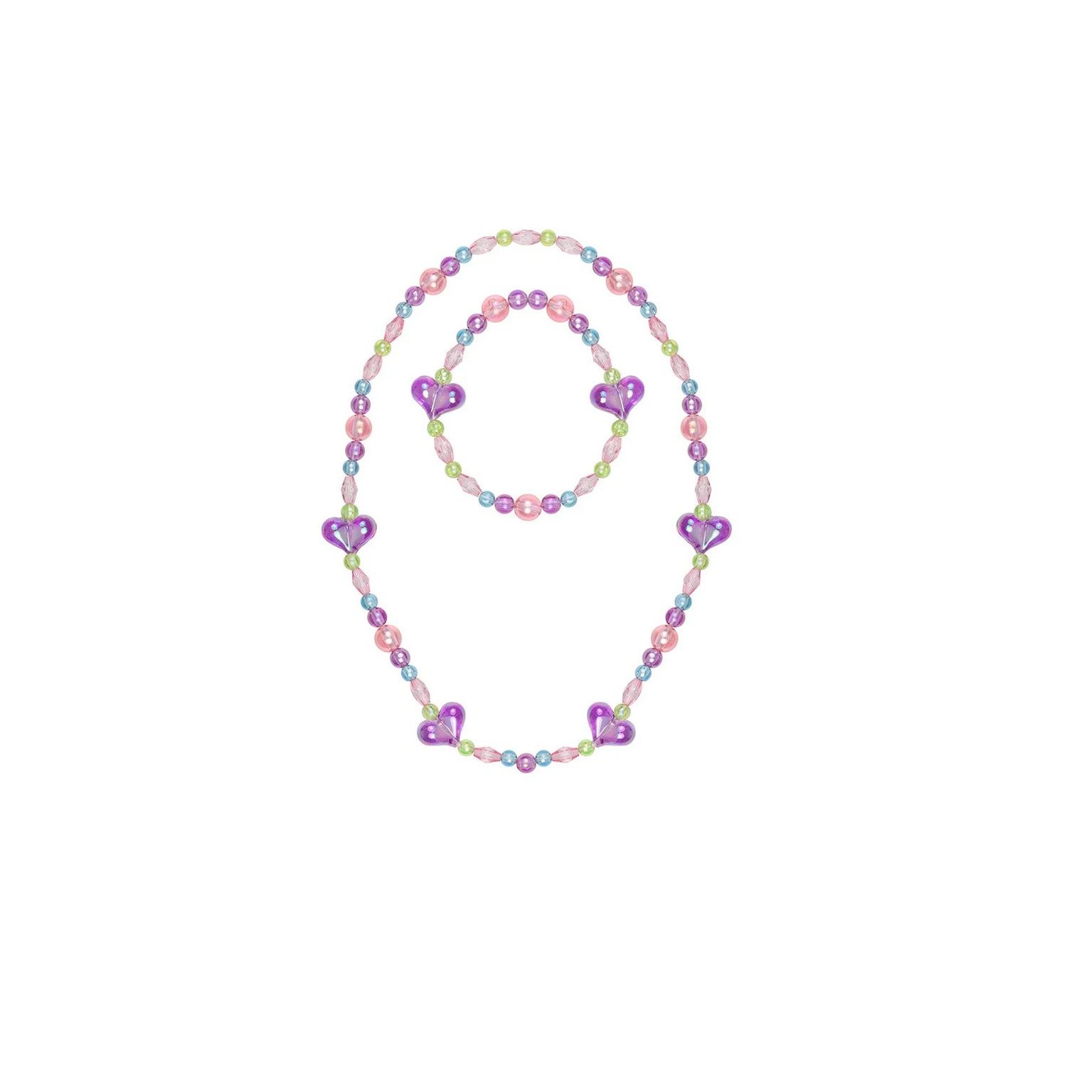 Collana e Braccialetto Cuori - Great Pretenders