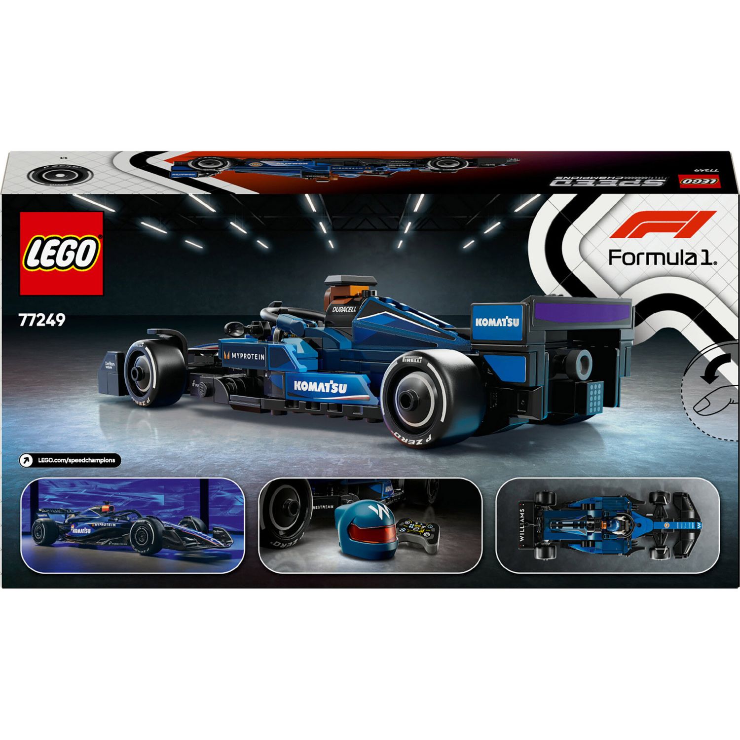 Lego Speed Champions 77249 - Auto da Corsa F1 Williams Racing FW46 - LEGO