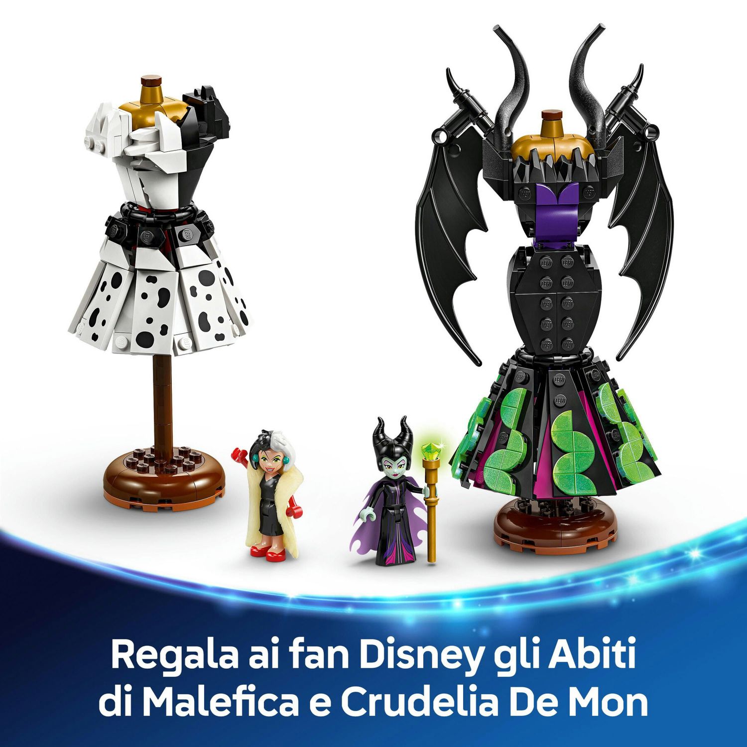 Lego Disney 43262 - Abiti di Malefica e Crudelia De Mon - LEGO