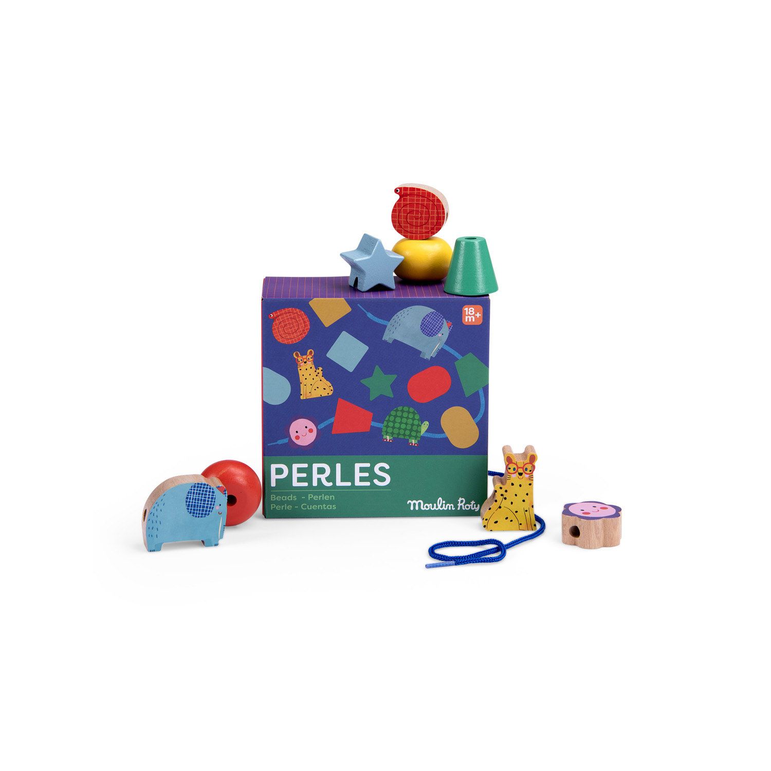 Set di perline - Gioco di abilità  -  Les Toupitis - Moulin Roty