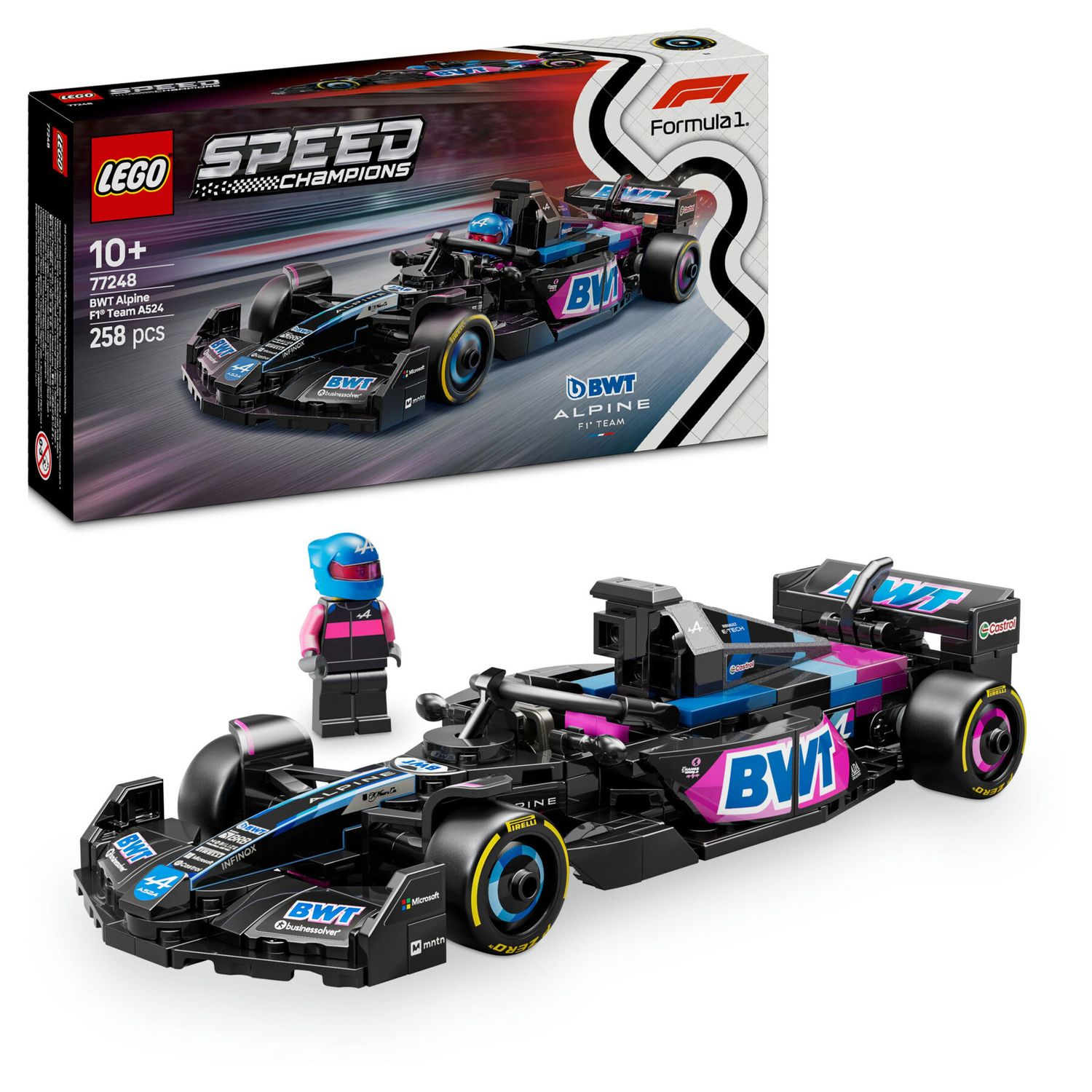 Lego Speed Champions 77248 - Auto da Corsa BWT Alpine F1 Team A524 - LEGO