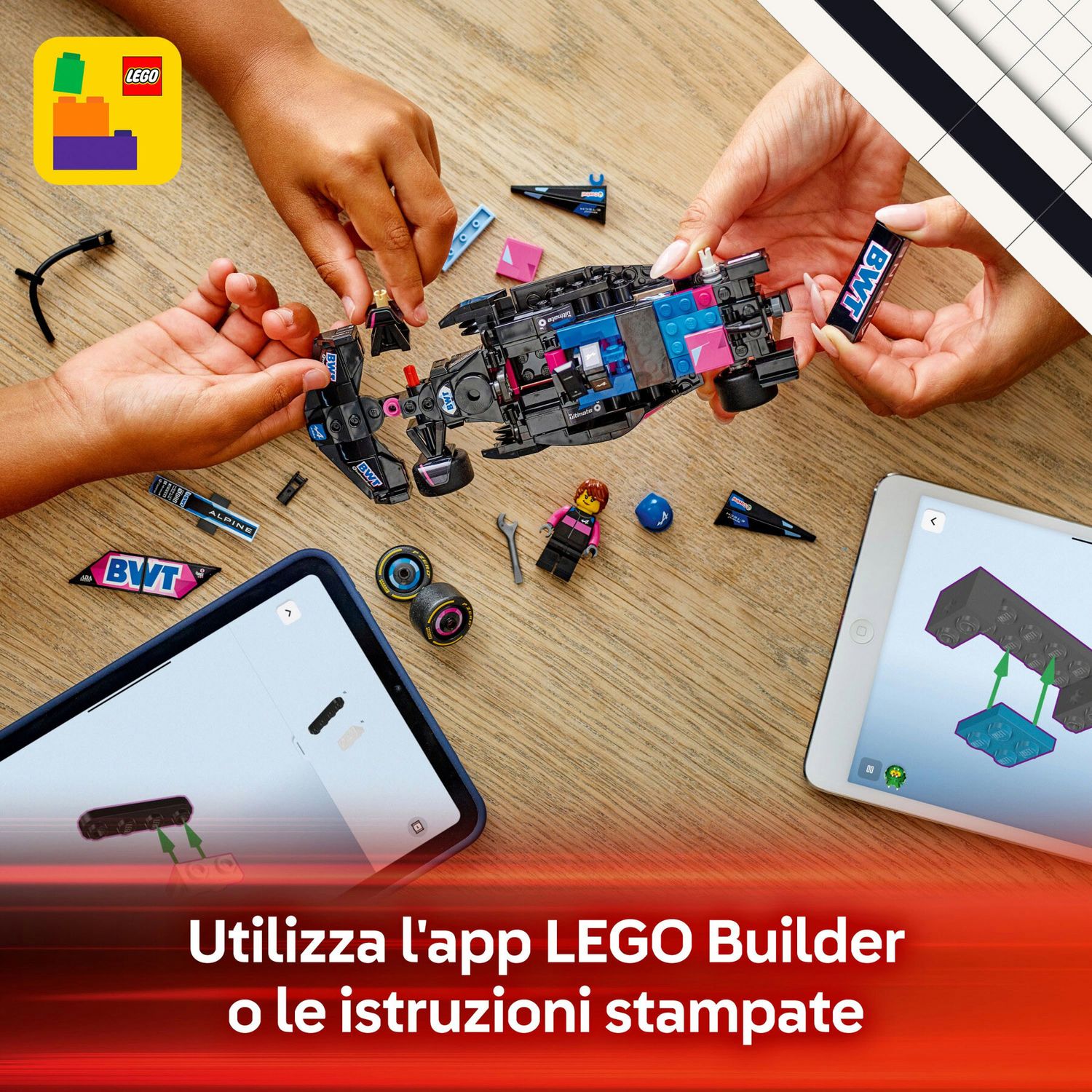 Lego Speed Champions 77248 - Auto da Corsa BWT Alpine F1 Team A524 - LEGO