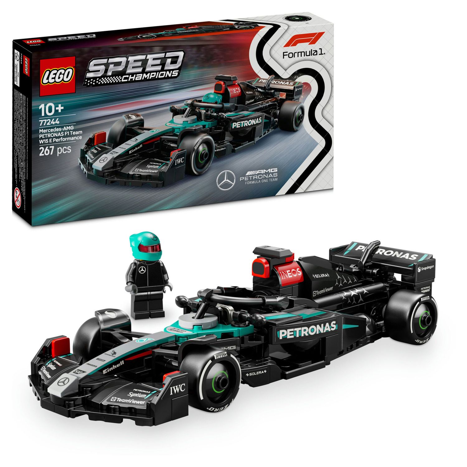 Lego Speed Champions 77244 - Auto da Corsa Mercedes-AMG Petronas F1 W 15 - LEGO