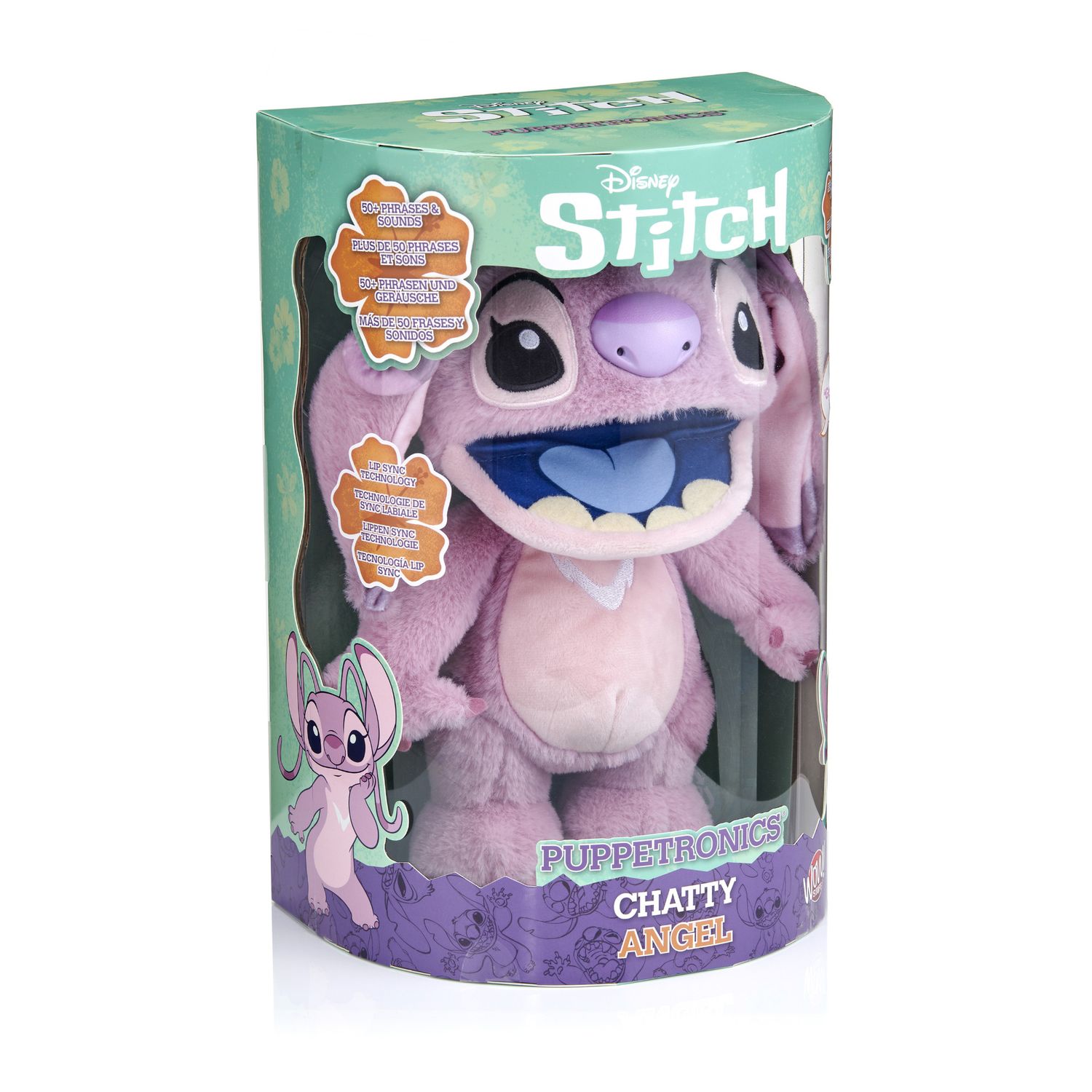 Peluche Angel Interattivo Disney 30 cm - Disney Stitch