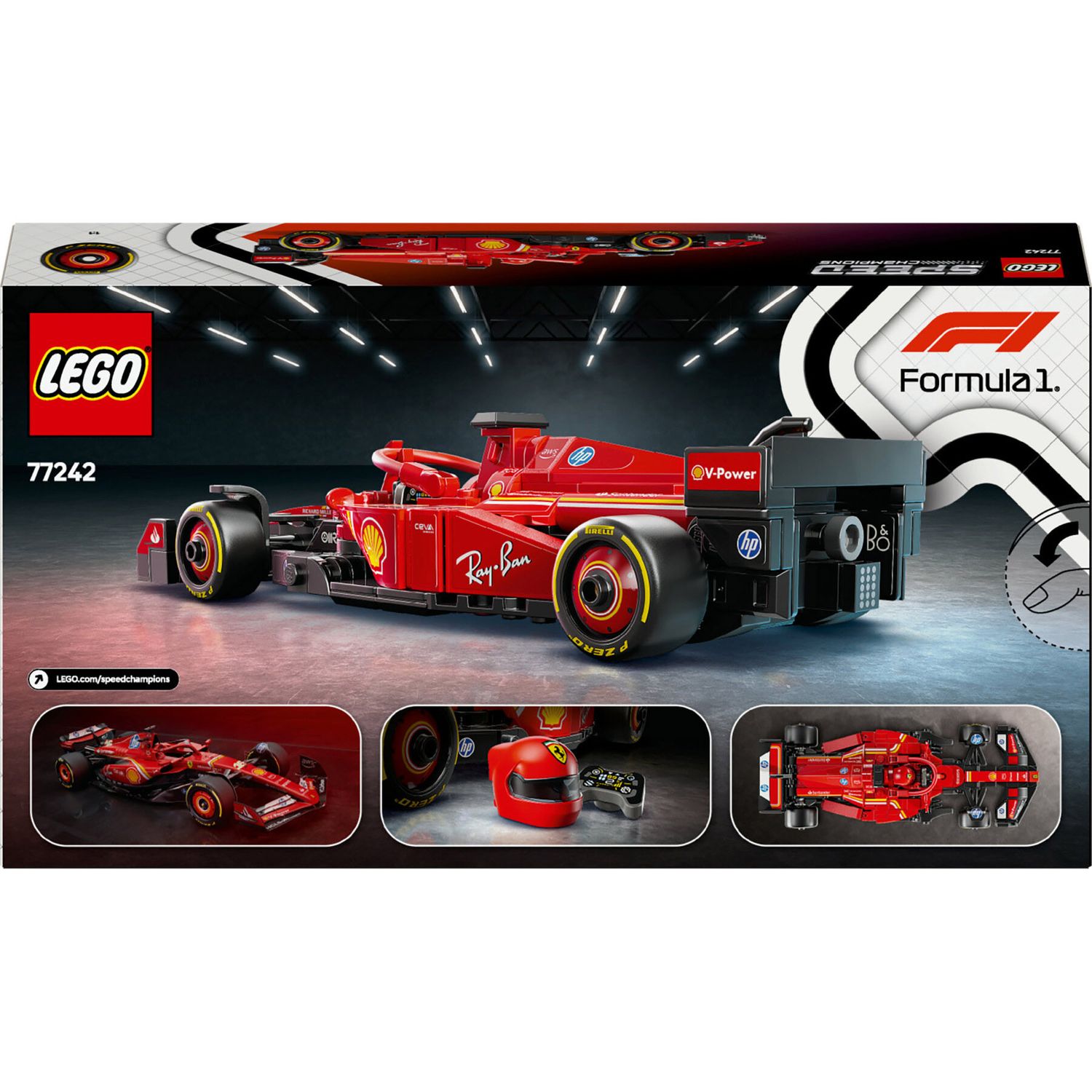 Lego Speed Champions 77242 - Auto da Corsa Ferrari F1 SF-24 - LEGO