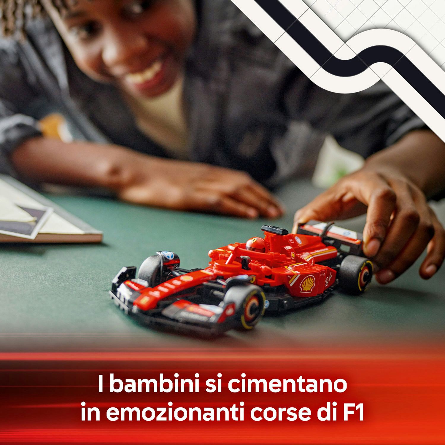 Lego Speed Champions 77242 - Auto da Corsa Ferrari F1 SF-24 - LEGO