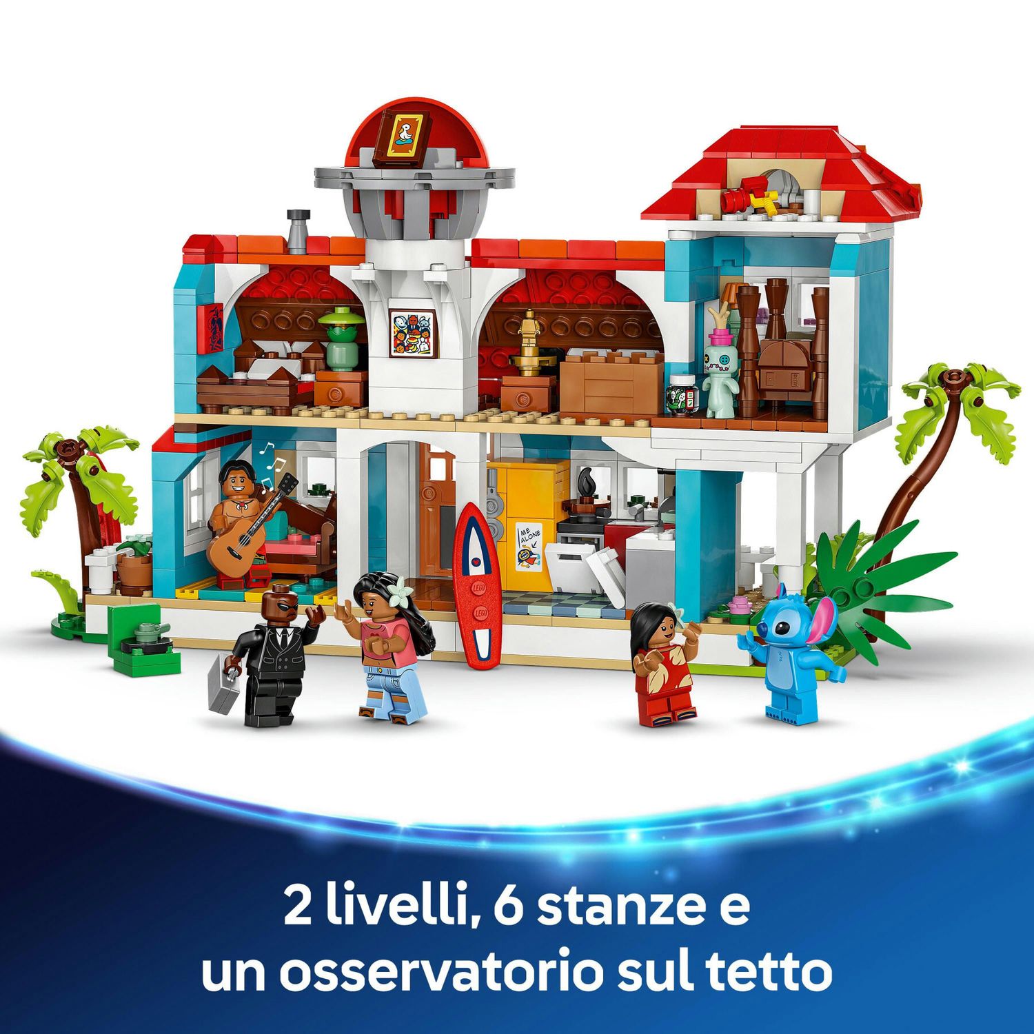 Lego Disney 43268 - Casa sulla Spiaggia di Lilo e Stitch - Disney Stitch, LEGO