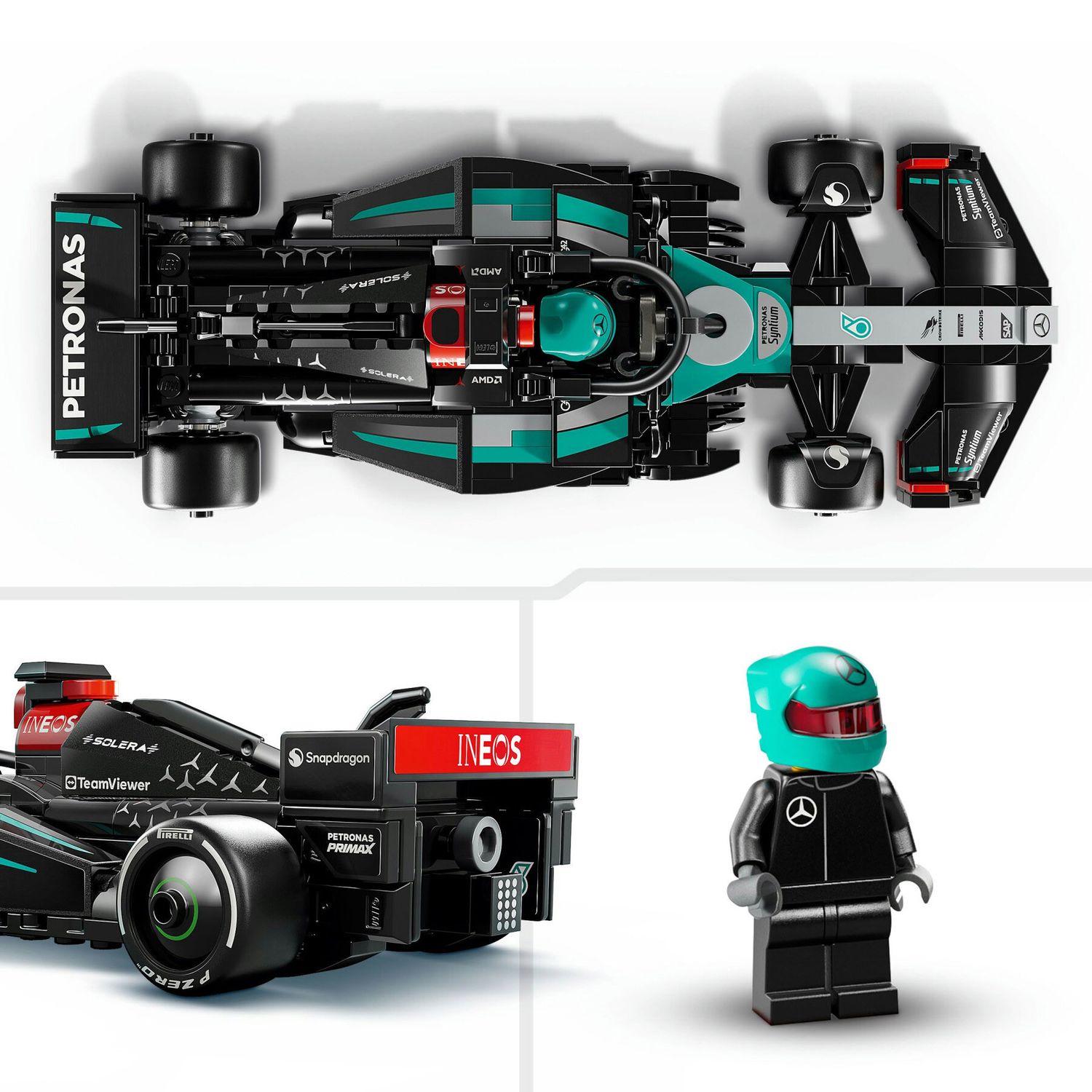 Lego Speed Champions 77244 - Auto da Corsa Mercedes-AMG Petronas F1 W 15 - LEGO