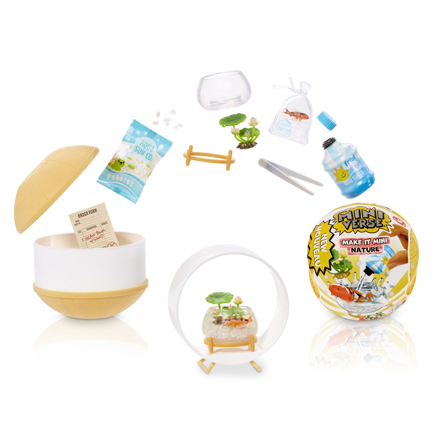 MGA’s Miniverse Make It Mini Nature S2 – Mini Piante, Animali e Fiori in Resina - Miniverse MGA