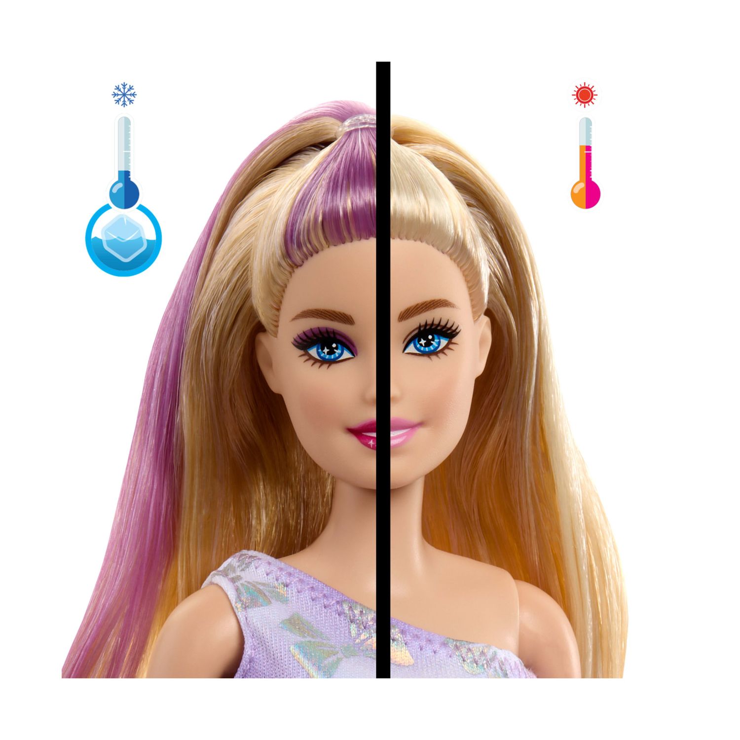 Barbie Party Unboxed Birthday Bows – Bambola Compleanno con 10 Sorprese e Look Cangiante - Barbie