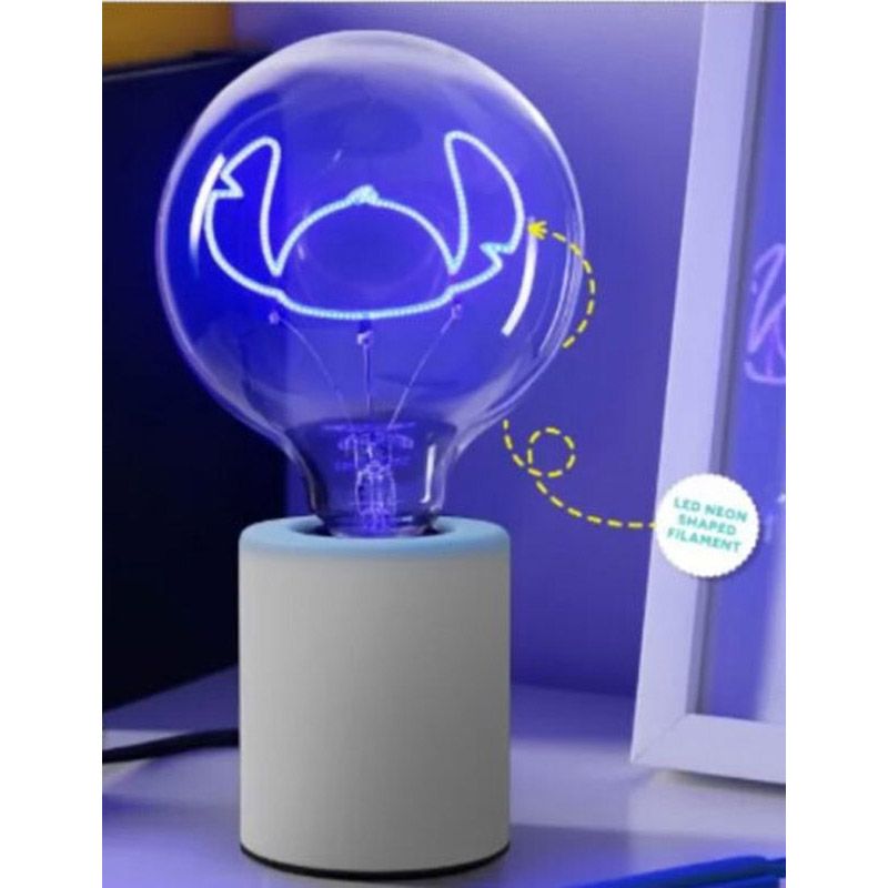 Lampada da Collezione Neon Bulb Disney Stitch - Disney Stitch
