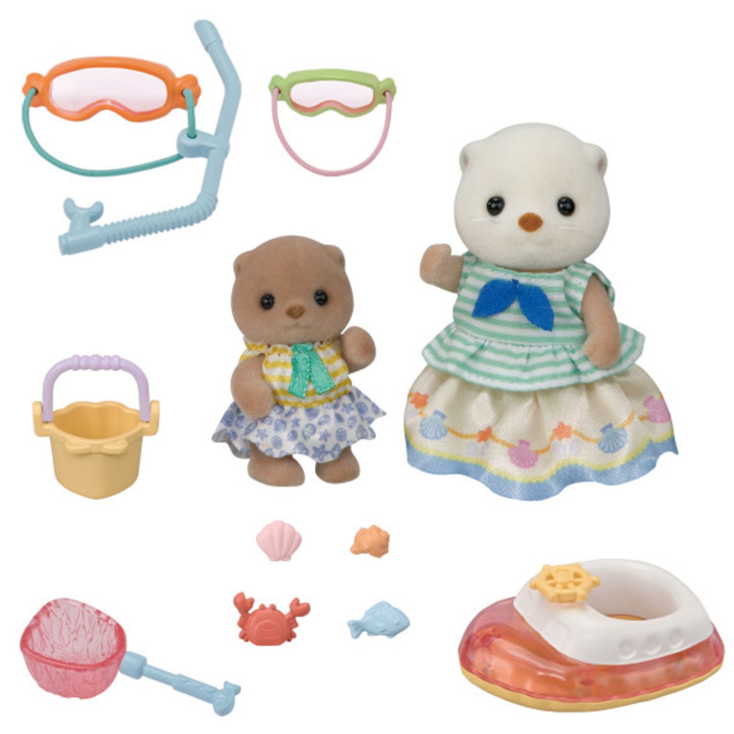 Sorelle lontra marina splashy snorkel set, Sylvanian Families - Sylvanian Families